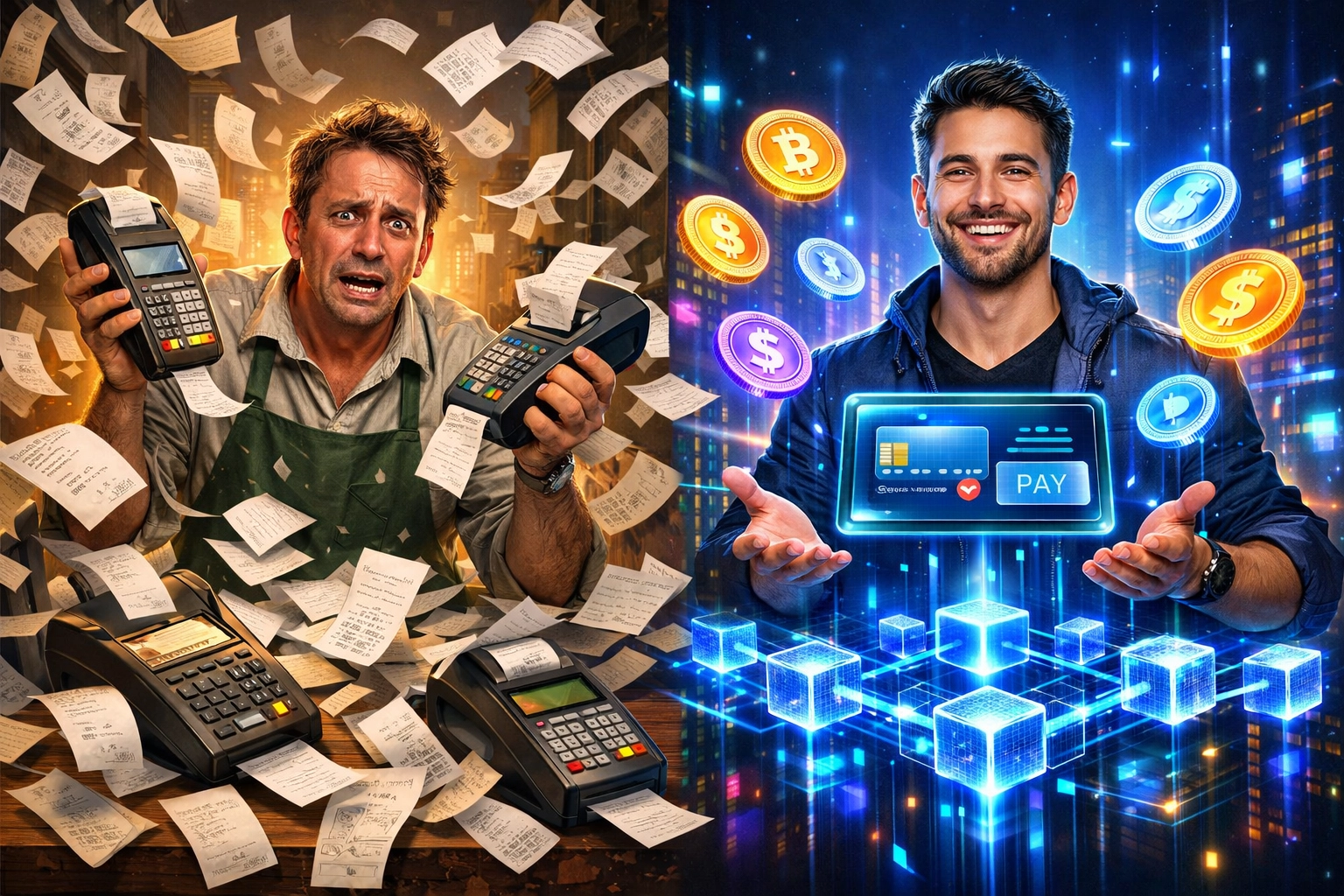 Traditional payment processor vs Web3 crypto payments merchant comparison