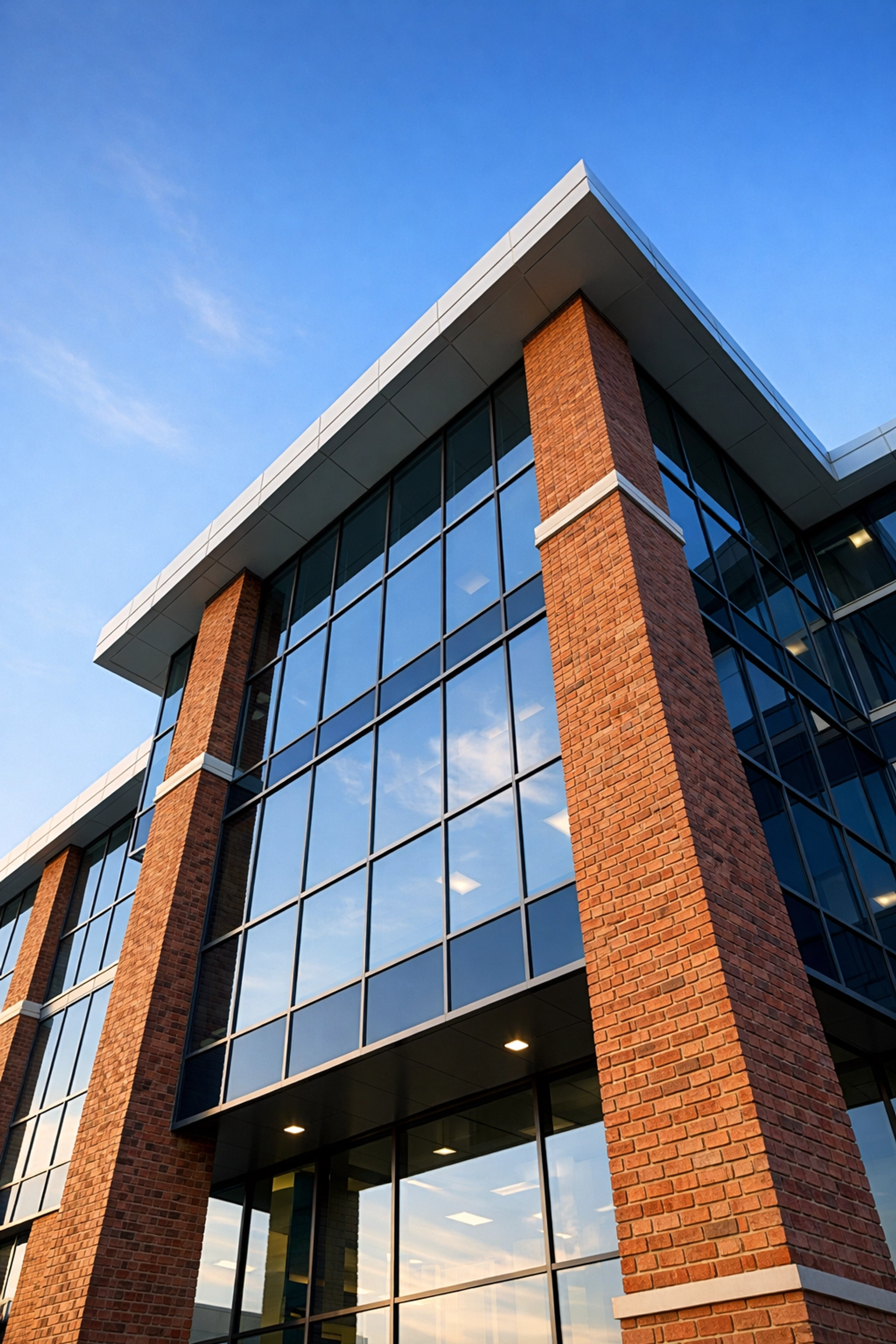 Modern Mississippi office building illustrating stability and growth during a business valuation.