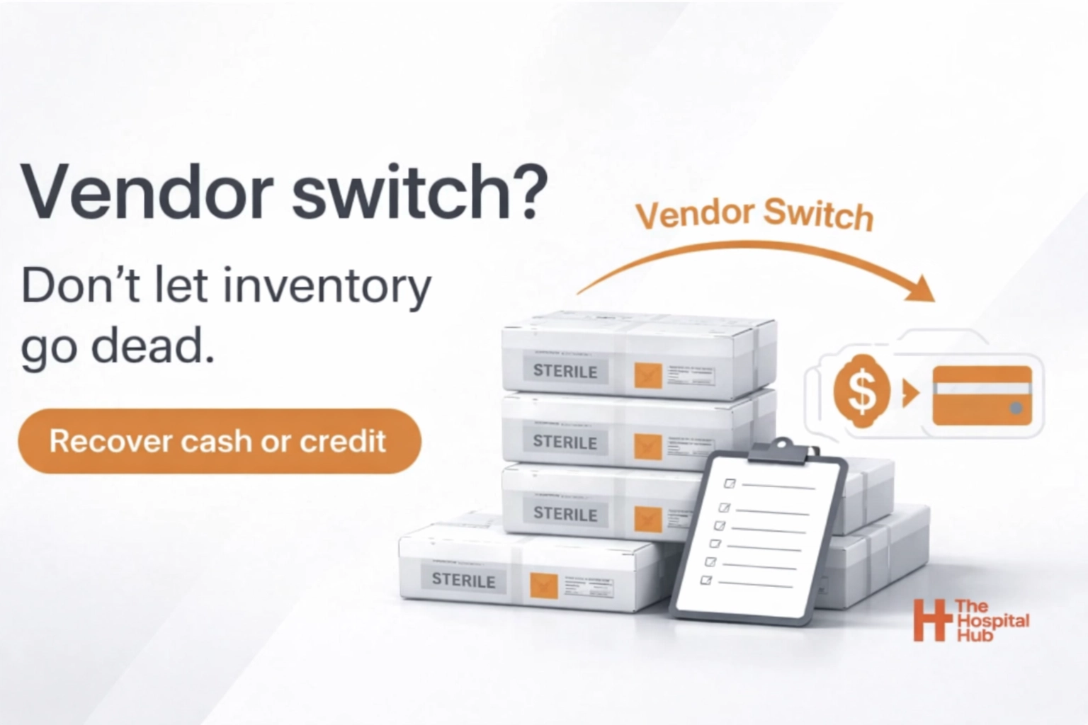 The Hospital Hub's surplus buying program for high-quality surgical supplies online from top brands like Covidien and Ethicon.