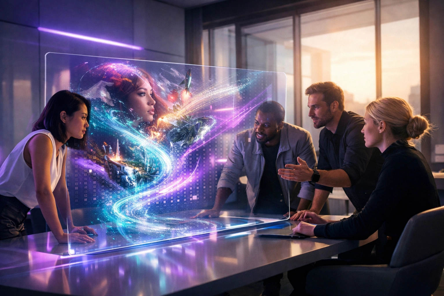 Marketing-Experten im KI-Training für Marketing-Teams nutzen innovative Tools für kreative Workflows.