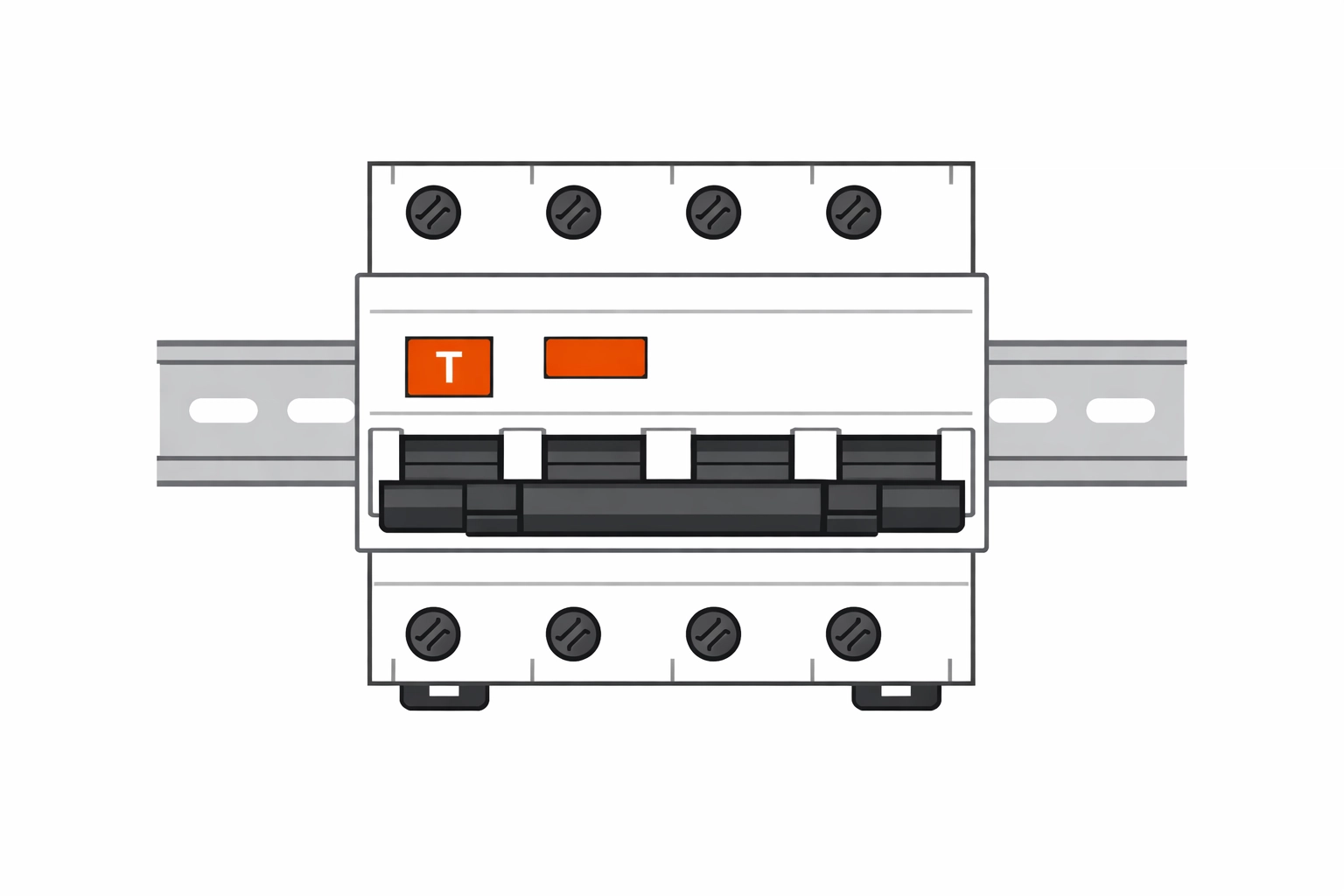 Moderner FI-Schutzschalter im Sicherungskasten – Soforthilfe bei Stromausfall in Wien.