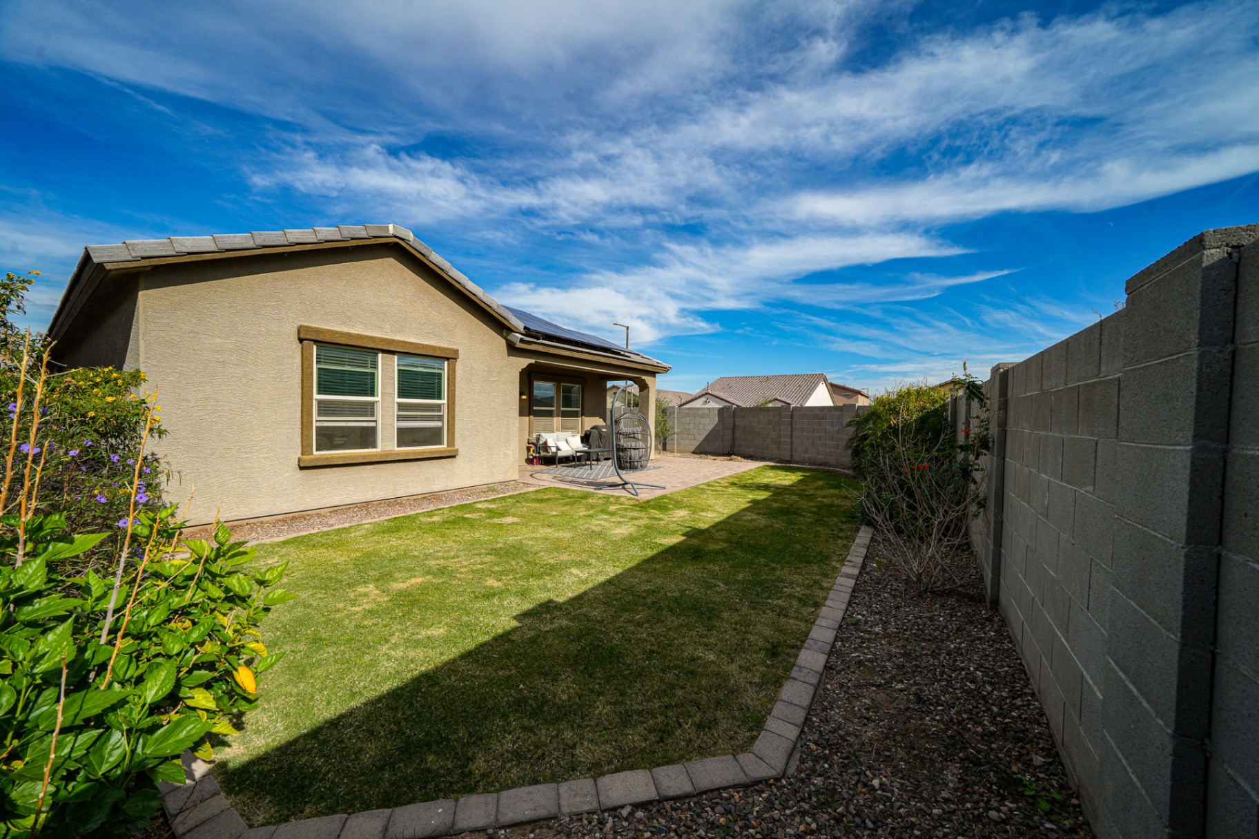 Single-story Arizona Home Backyard