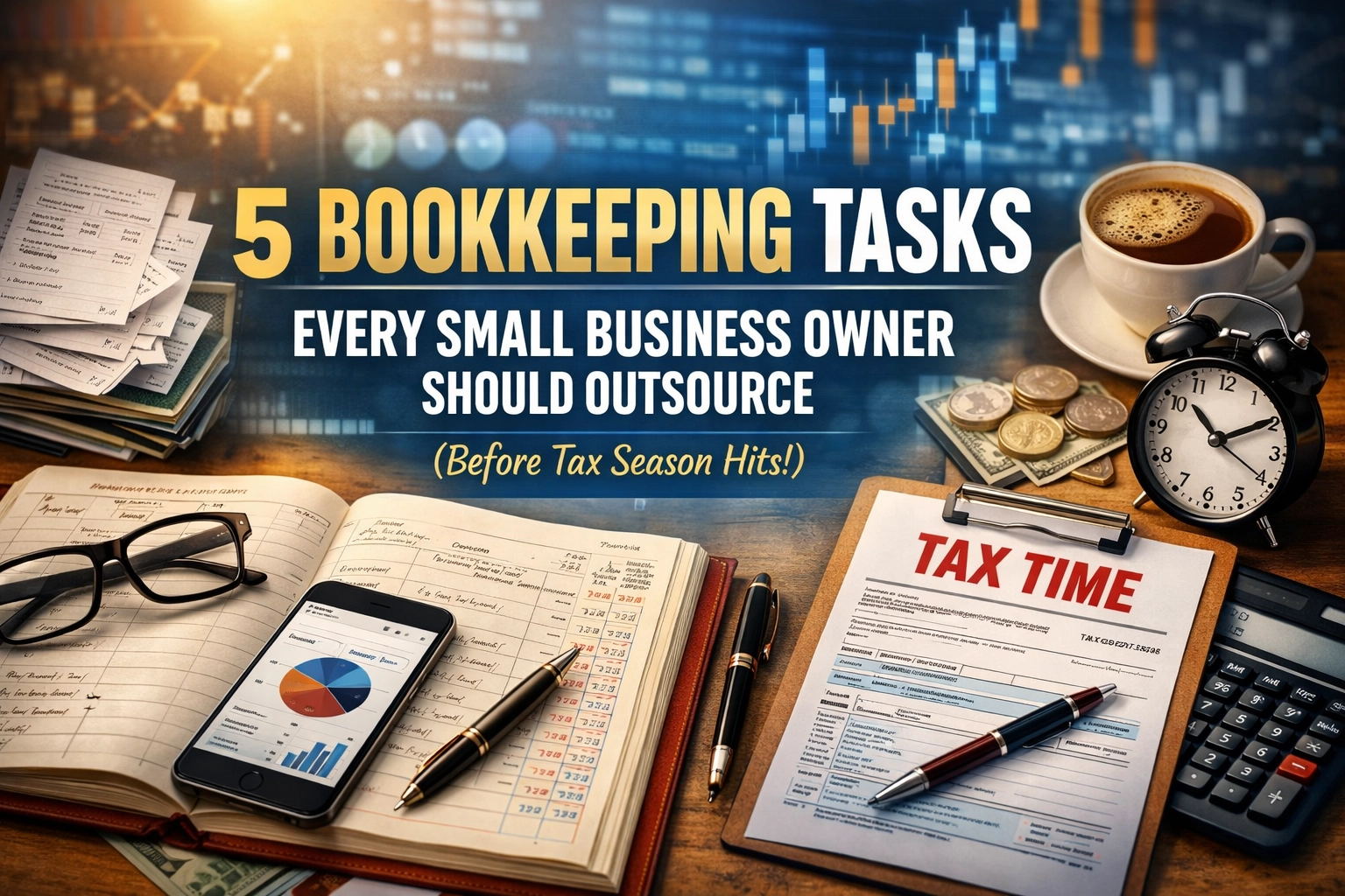[HERO] 5 Bookkeeping Tasks Every Small Business Owner Should Outsource (Before Tax Season Hits!)