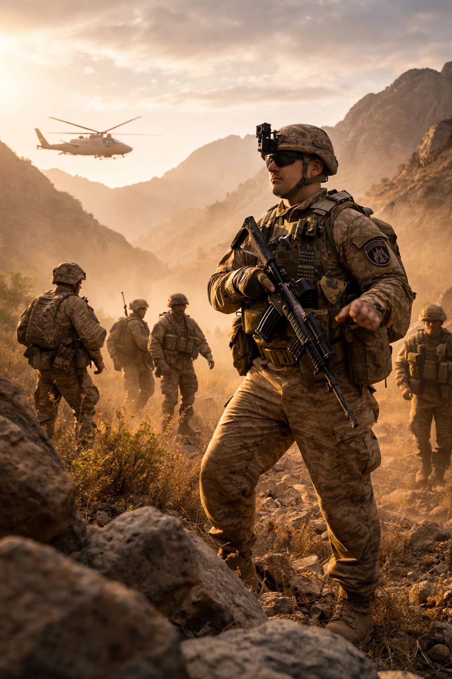 U.S. Army paratroopers from the 82nd Airborne Division in Afghanistan, highlighting Wes Moore's combat leadership