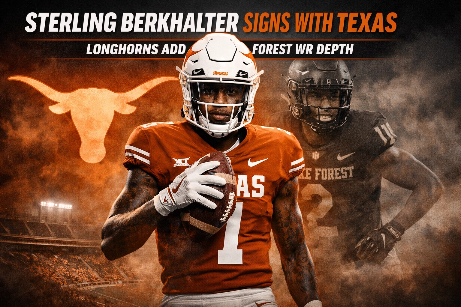 Sterling Berkhalter Signs with Texas: Longhorns Add Wake Forest WR Depth