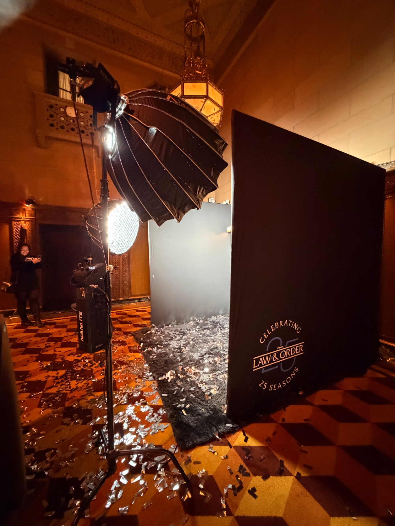 Law & Order 25th Season Video Booth