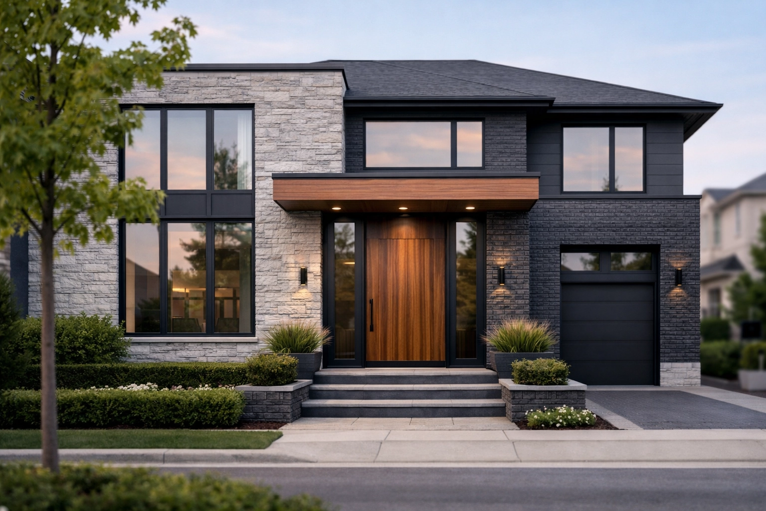 Luxury detached stone home in Kleinburg showcasing stable inventory in the Vaughan real estate market.