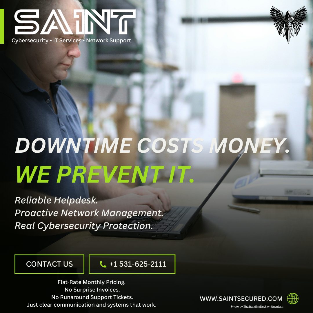 SAINT Managed IT Services Advertisement