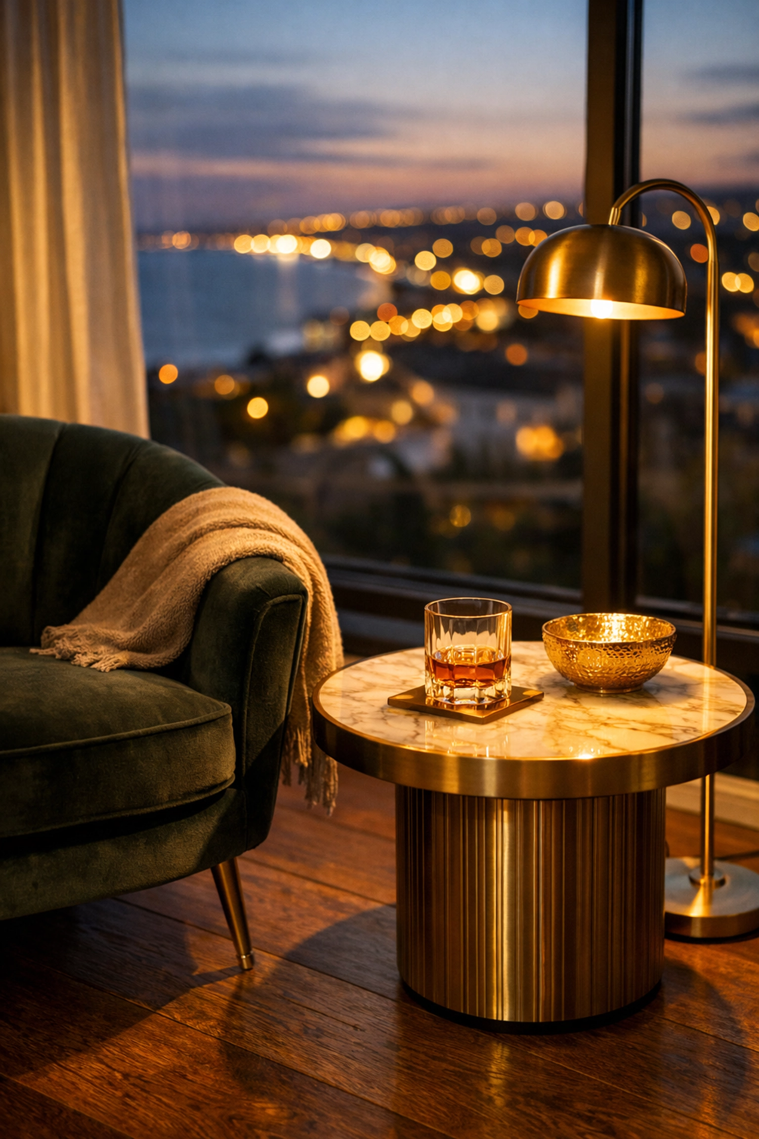 Elegant second-floor master suite in a Bognor Regis home with large windows and premium interior design.