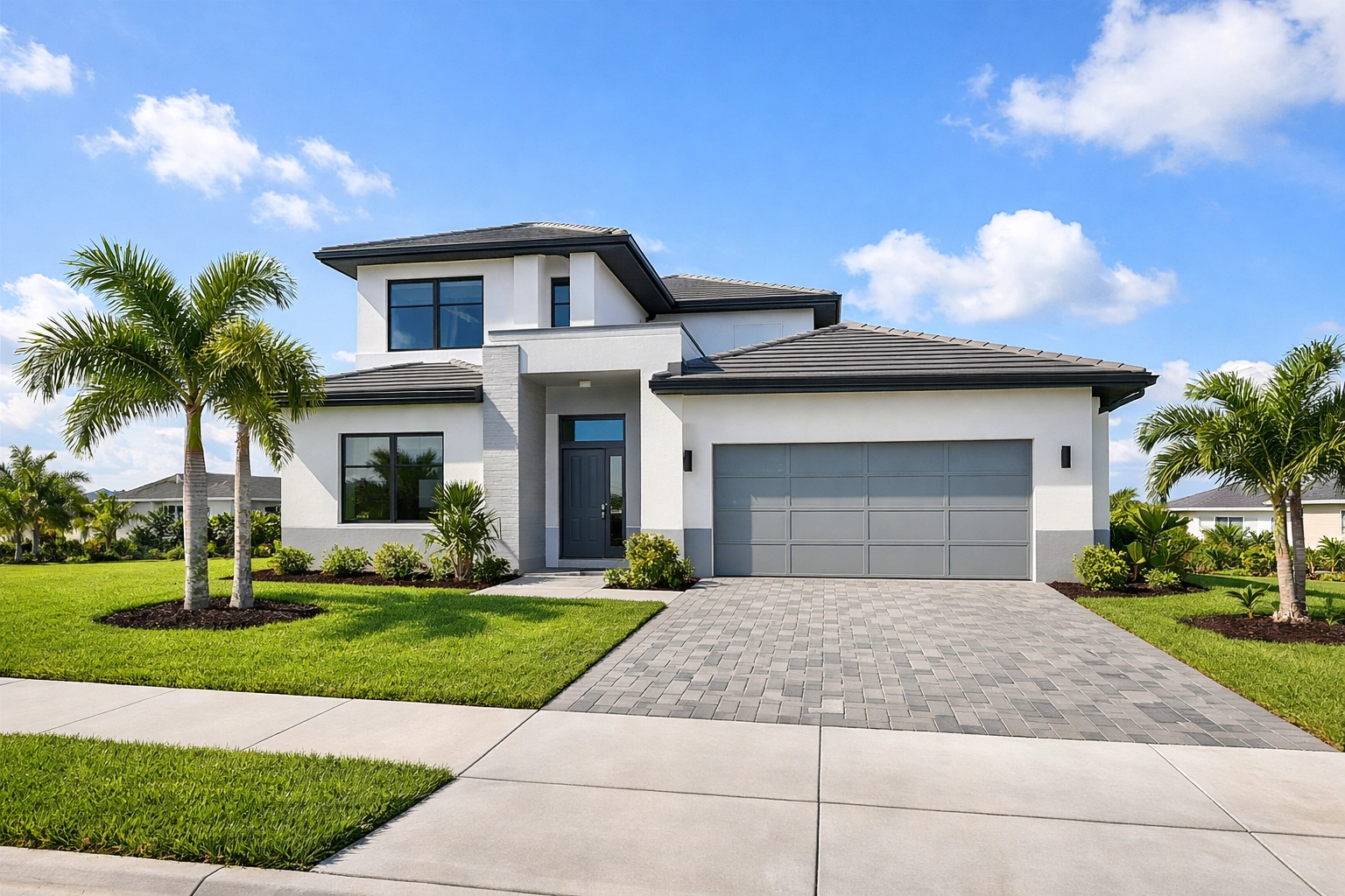 Modern single-family home in a Port St. Lucie master-planned community representing Florida growth.