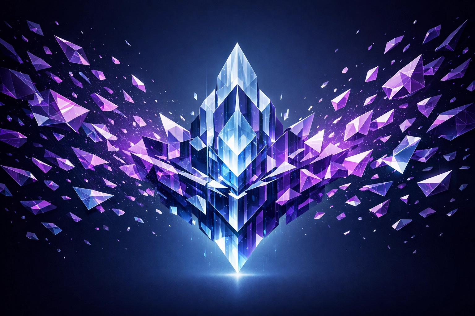 Abstract digital art depicting the shift from mental overwhelm to empowerment and structure.