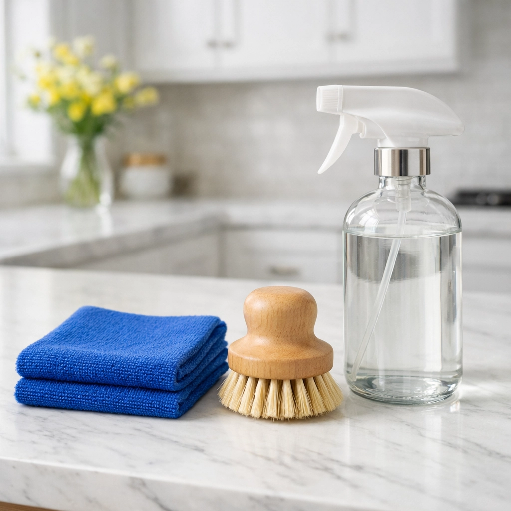 Natural eco-friendly house cleaning supplies for a healthy, toxin-free kitchen in Leominster, MA.