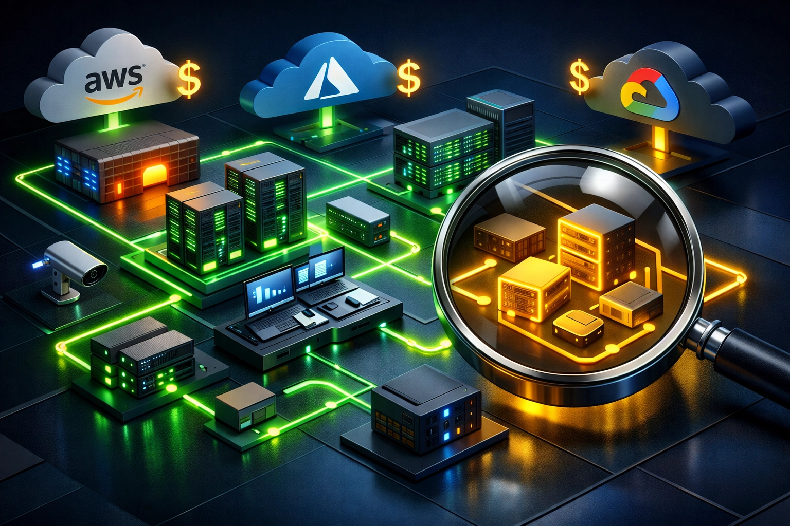 ServiceNow ITOM discovery revealing hidden shadow IT assets and untracked cloud infrastructure
