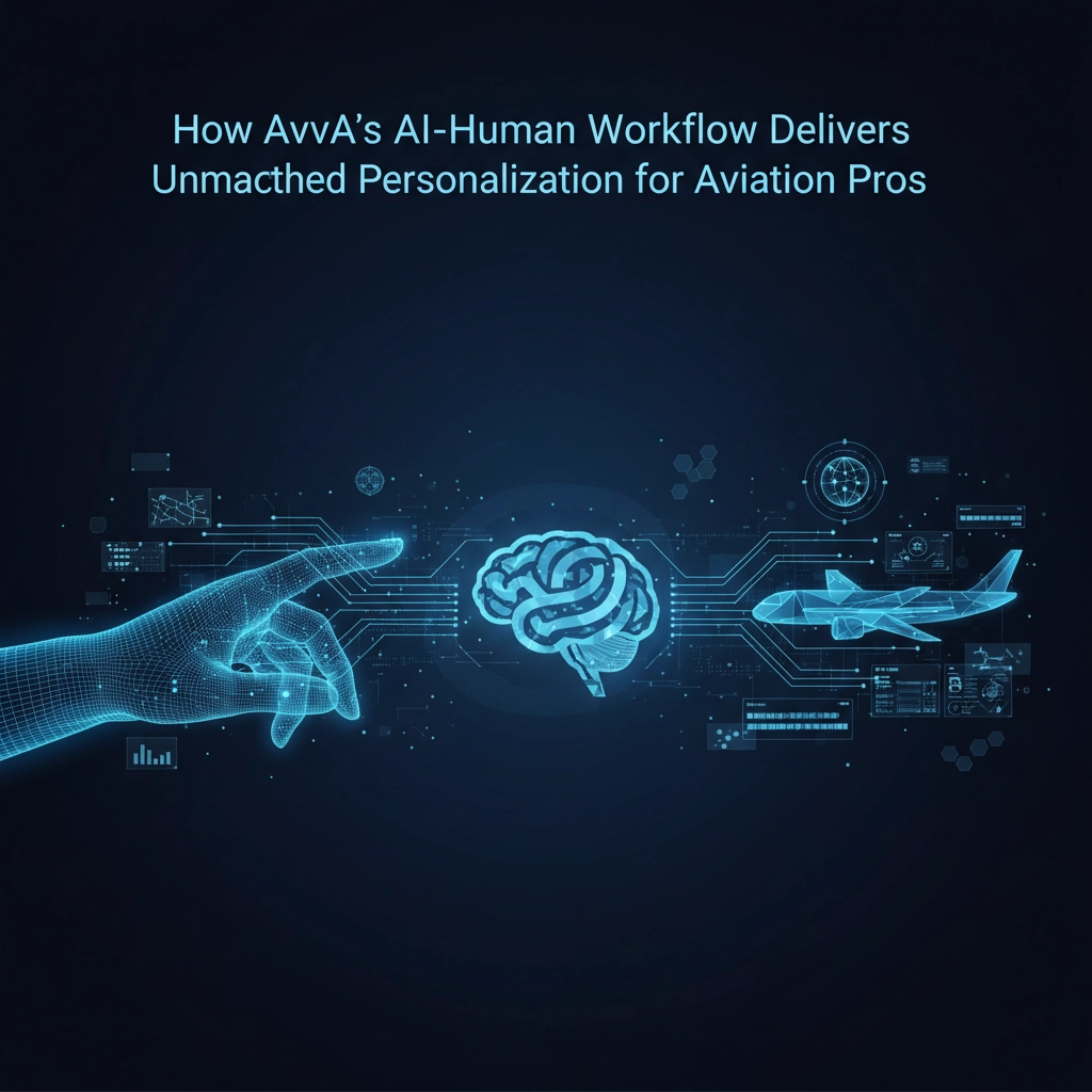AvvA Wingmate collaborating with AI interface