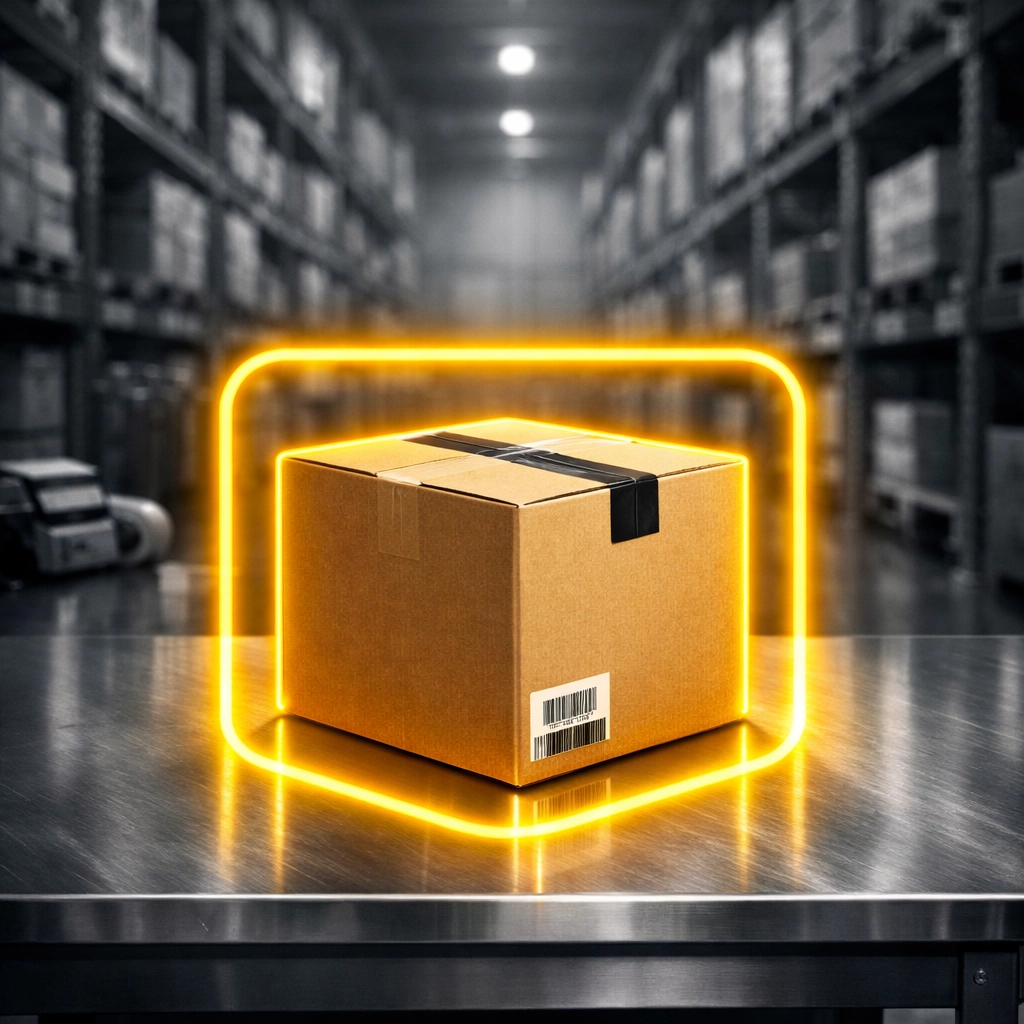 Professional Amazon FBA prep service station in a modern warehouse for optimized inventory logistics.