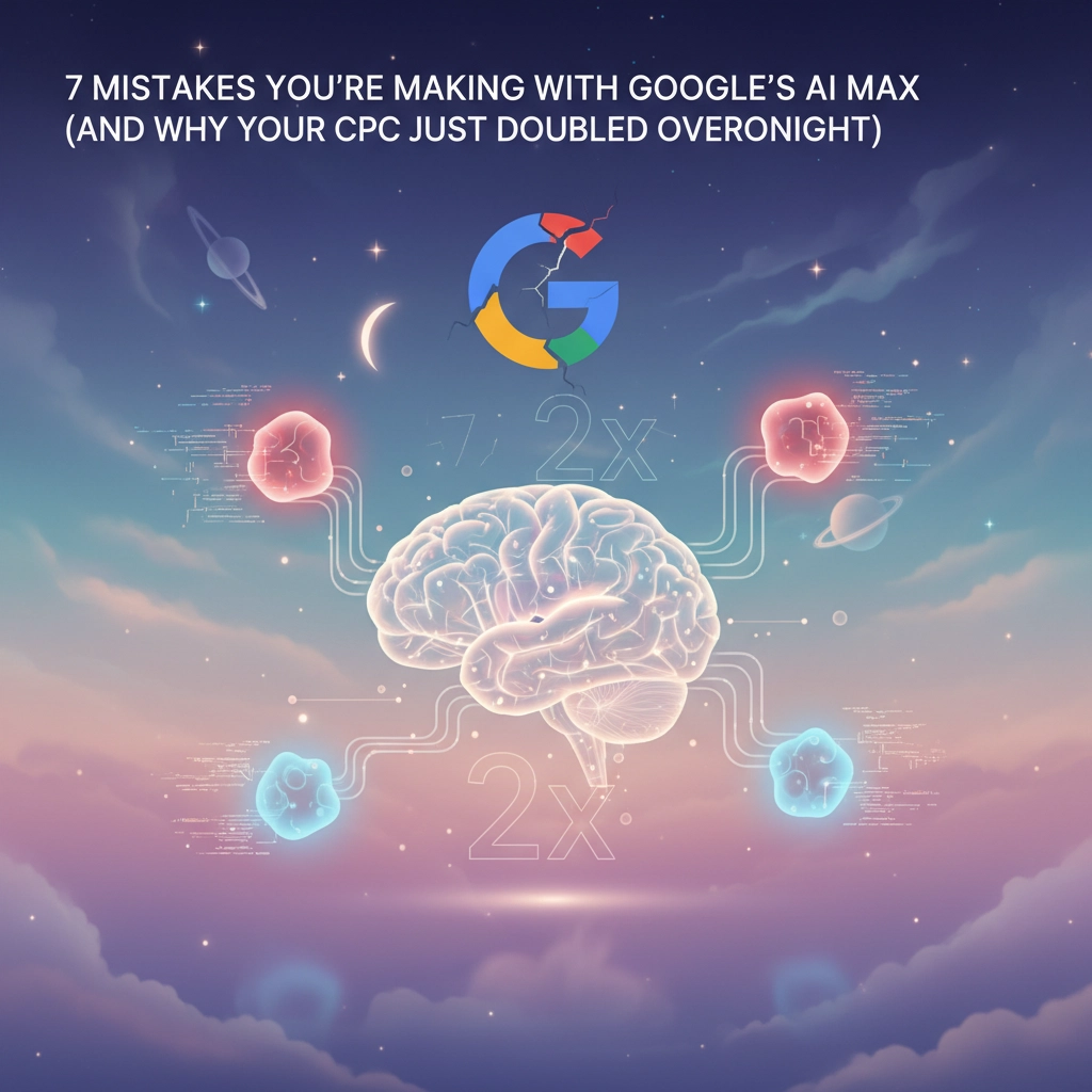 7 Mistakes You're Making with Google's AI Max (And Why Your CPC Just Doubled Overnight)