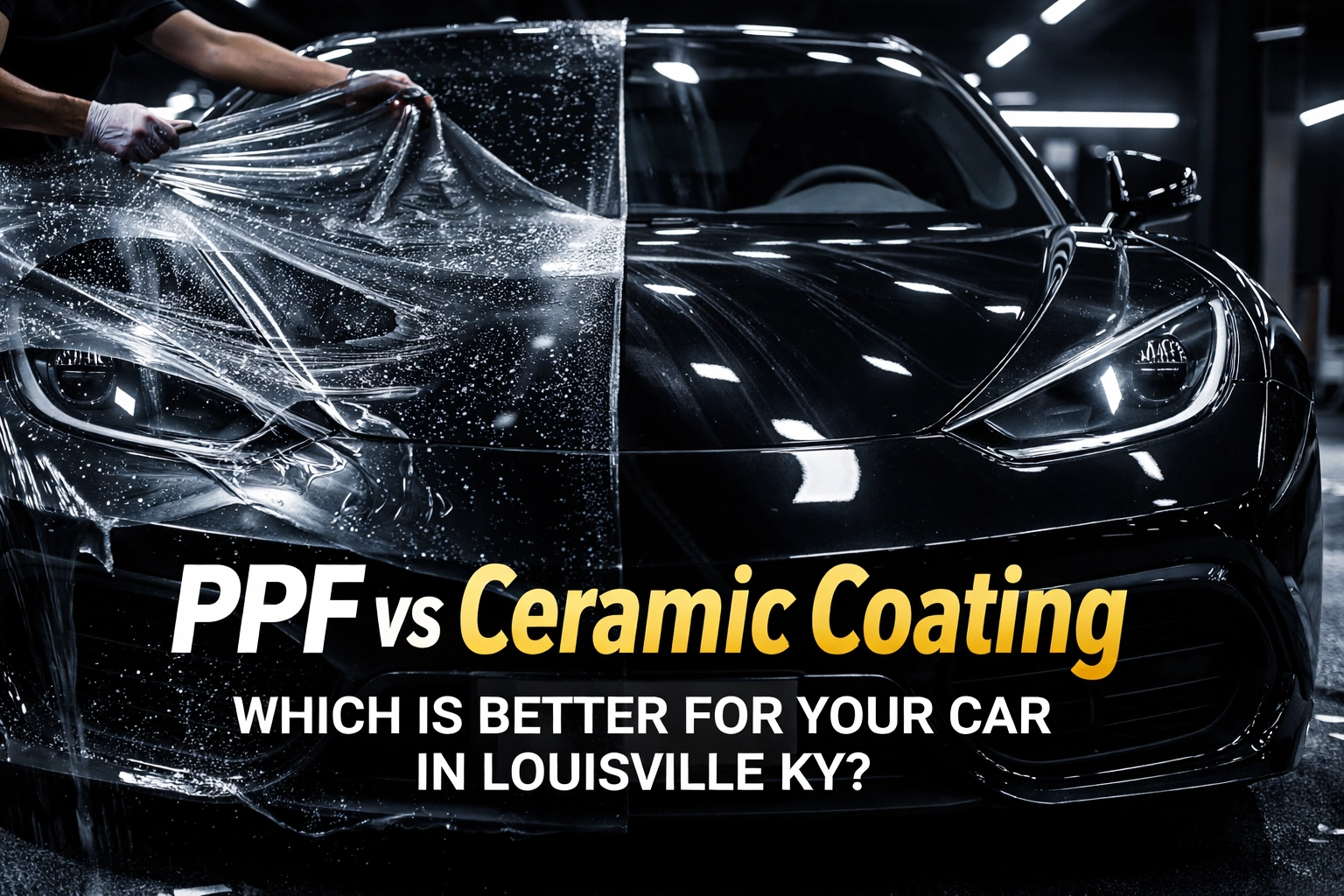 [HERO] PPF vs Ceramic Coating: Which Is Better for Your Car in Louisville KY?