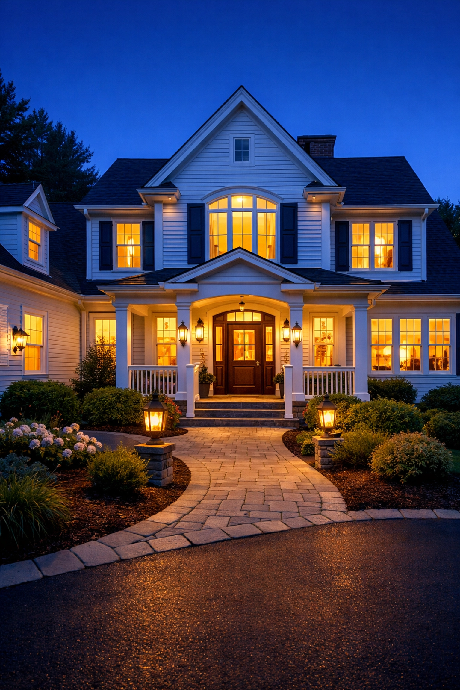 Exterior of a spotless Douglas MA home reflecting the quality of weekly house cleaning services.