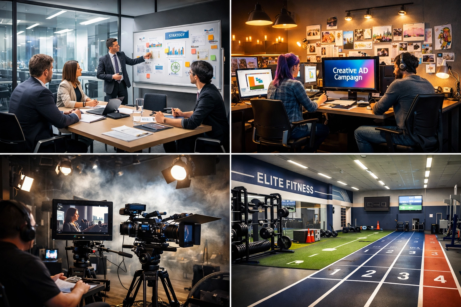 Multi-brand holding company portfolio across consulting, advertising, entertainment, sports