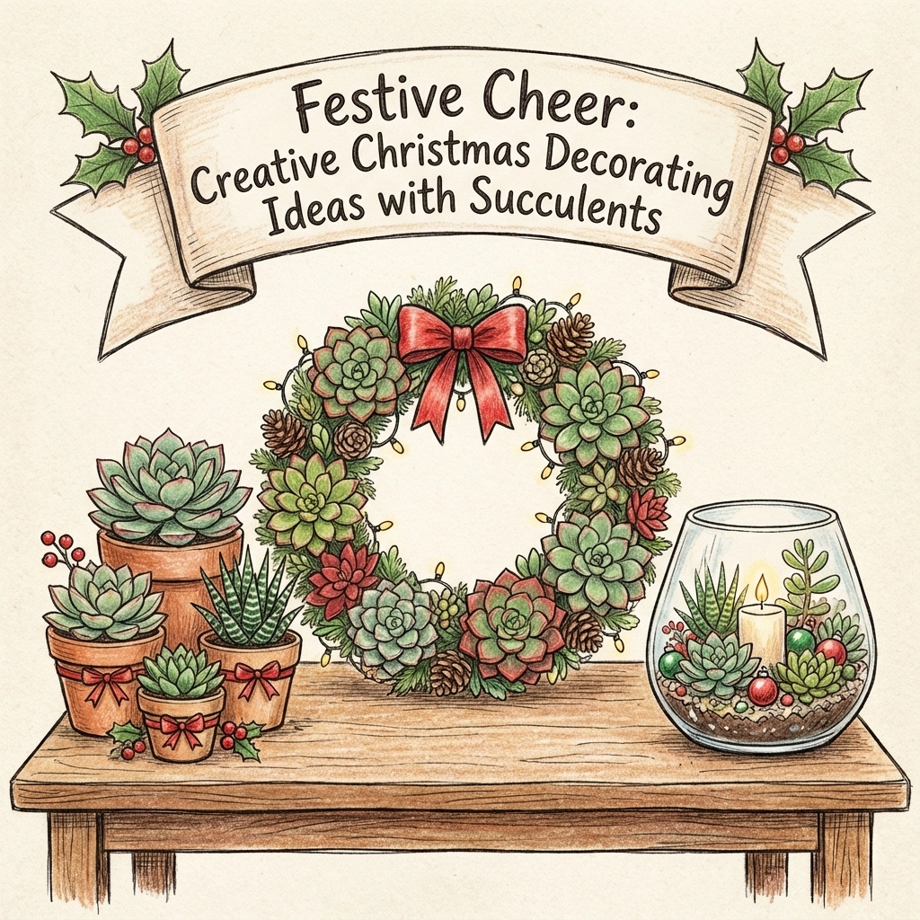 Festive Cheer: Creative Christmas Decorating Ideas with Succulents