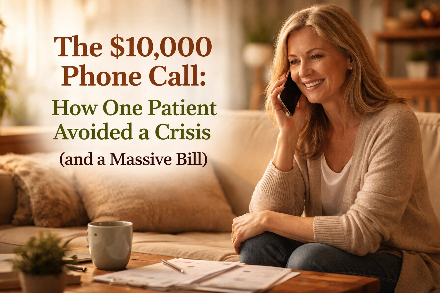 [HERO] The $10,000 Phone Call: How One Patient Avoided a Crisis (and a Massive Bill)