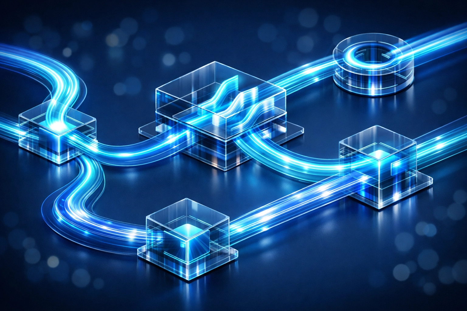 Digital flow system illustrating intelligent call routing for Cloud PBX Canada services.