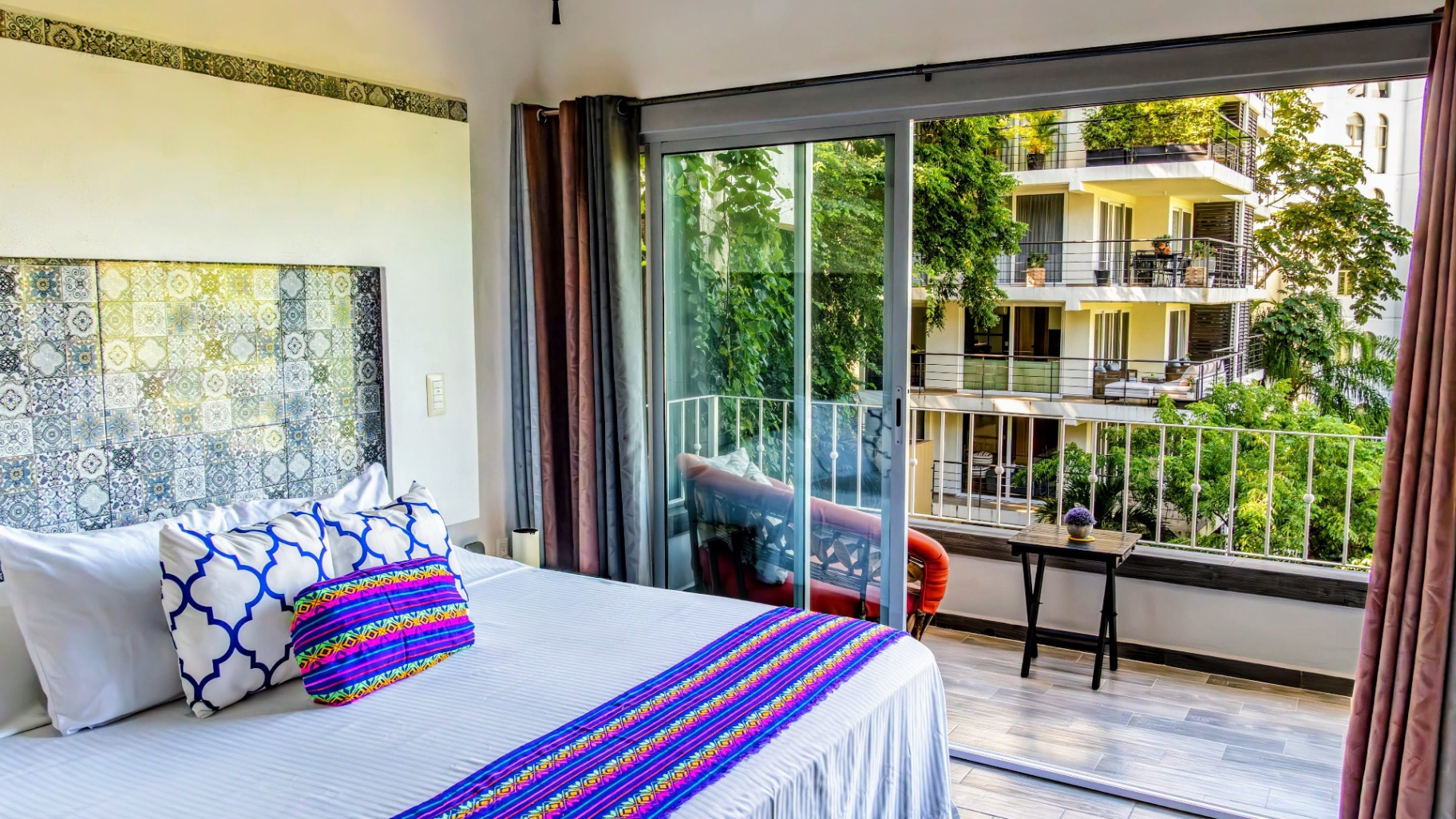 Bright bedroom in Puerto Vallarta condo