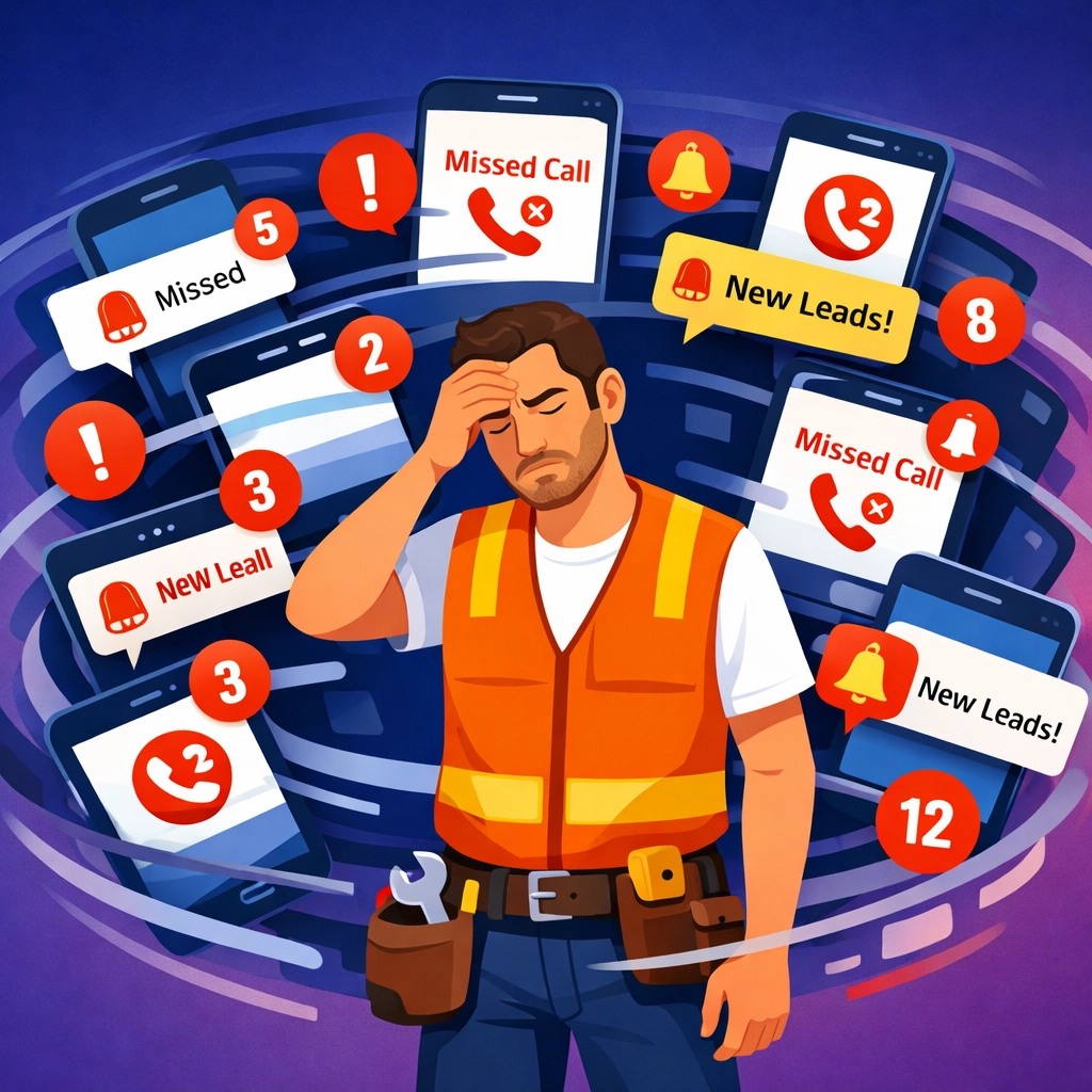 Contractor overwhelmed by excessive calls from national lead generation sites