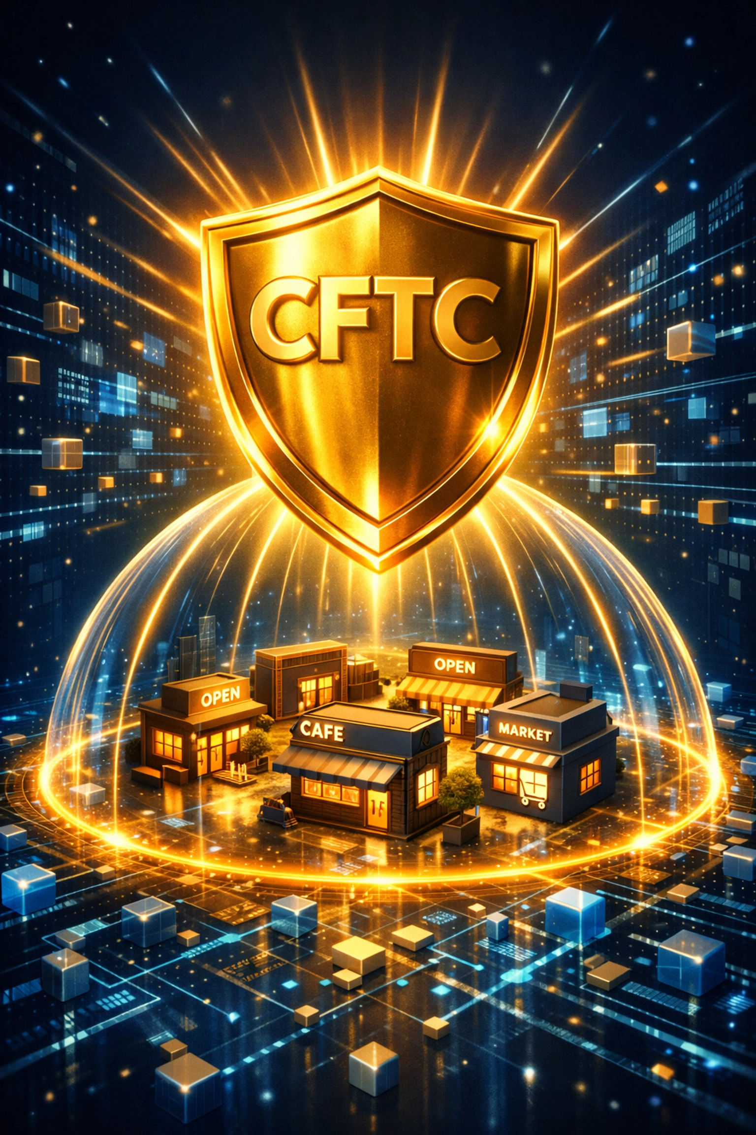 CFTC regulatory shield protecting merchant storefronts under CLARITY Act digital commodity framework