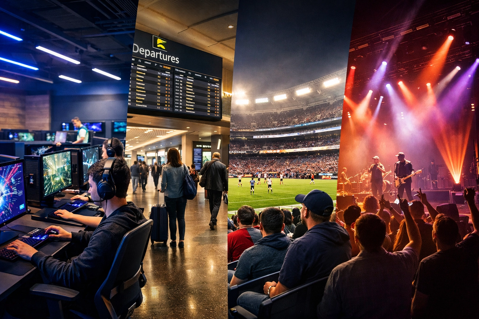 Cross-sector sponsorship activation across sports, esports, entertainment, and transportation venues