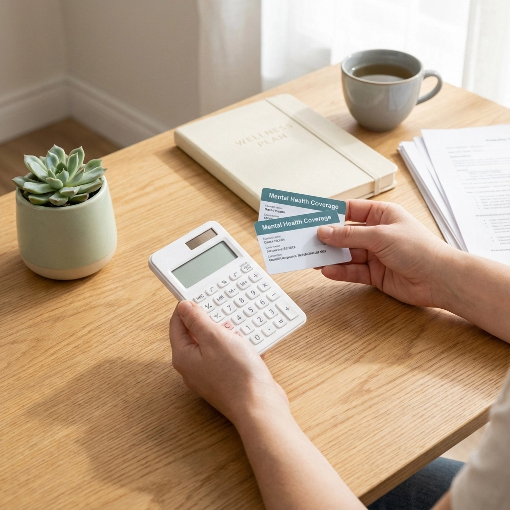 Close-up of supportive hands in a therapy group, natural light, diverse community