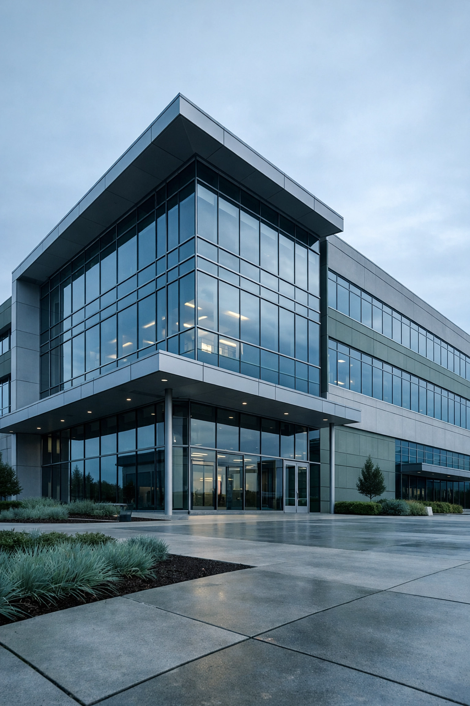 Architectural view of an Alabama commercial property illustrating the value of a business footprint.