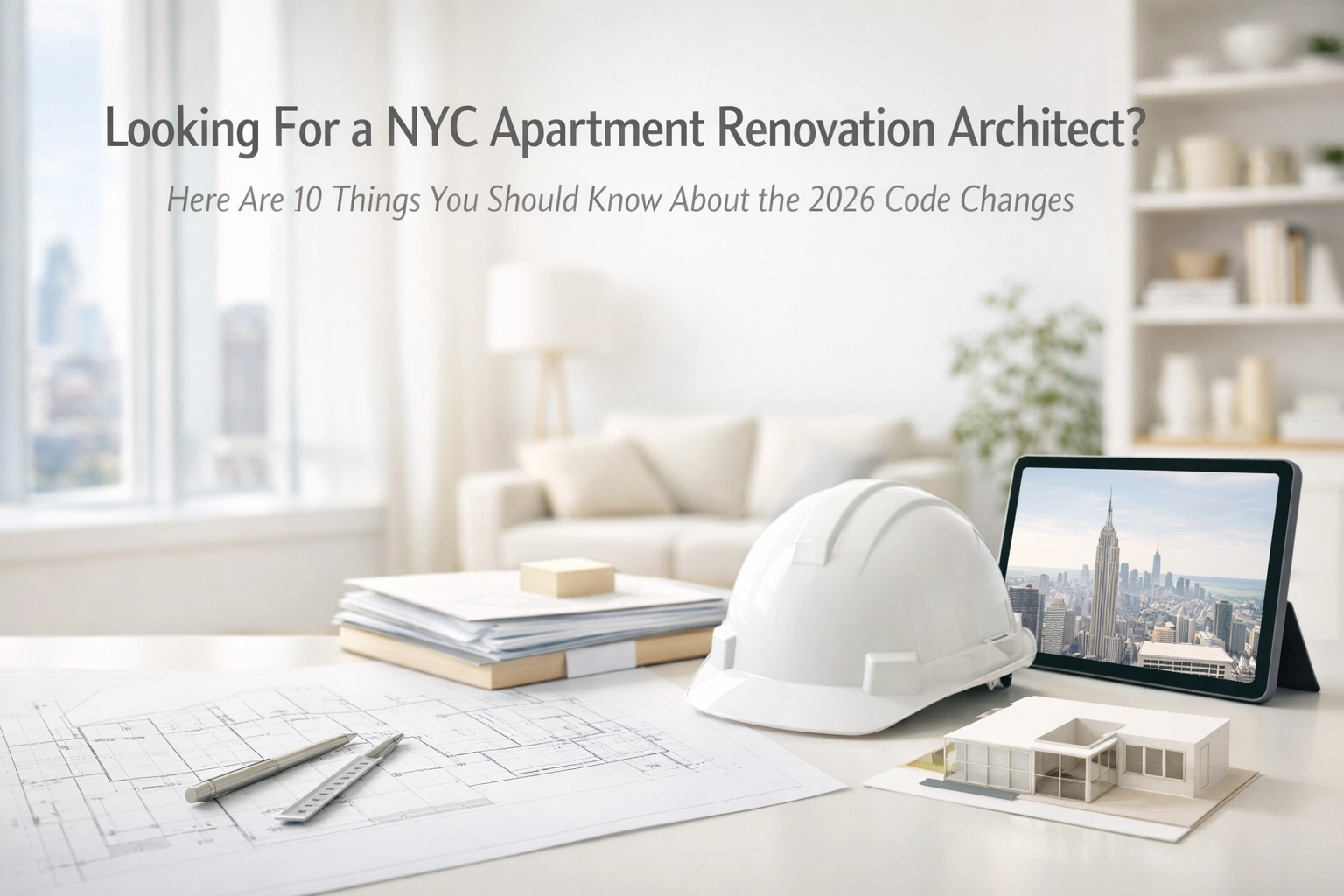 [HERO] Looking For a NYC Apartment Renovation Architect? Here Are 10 Things You Should Know About the 2026 Code Changes