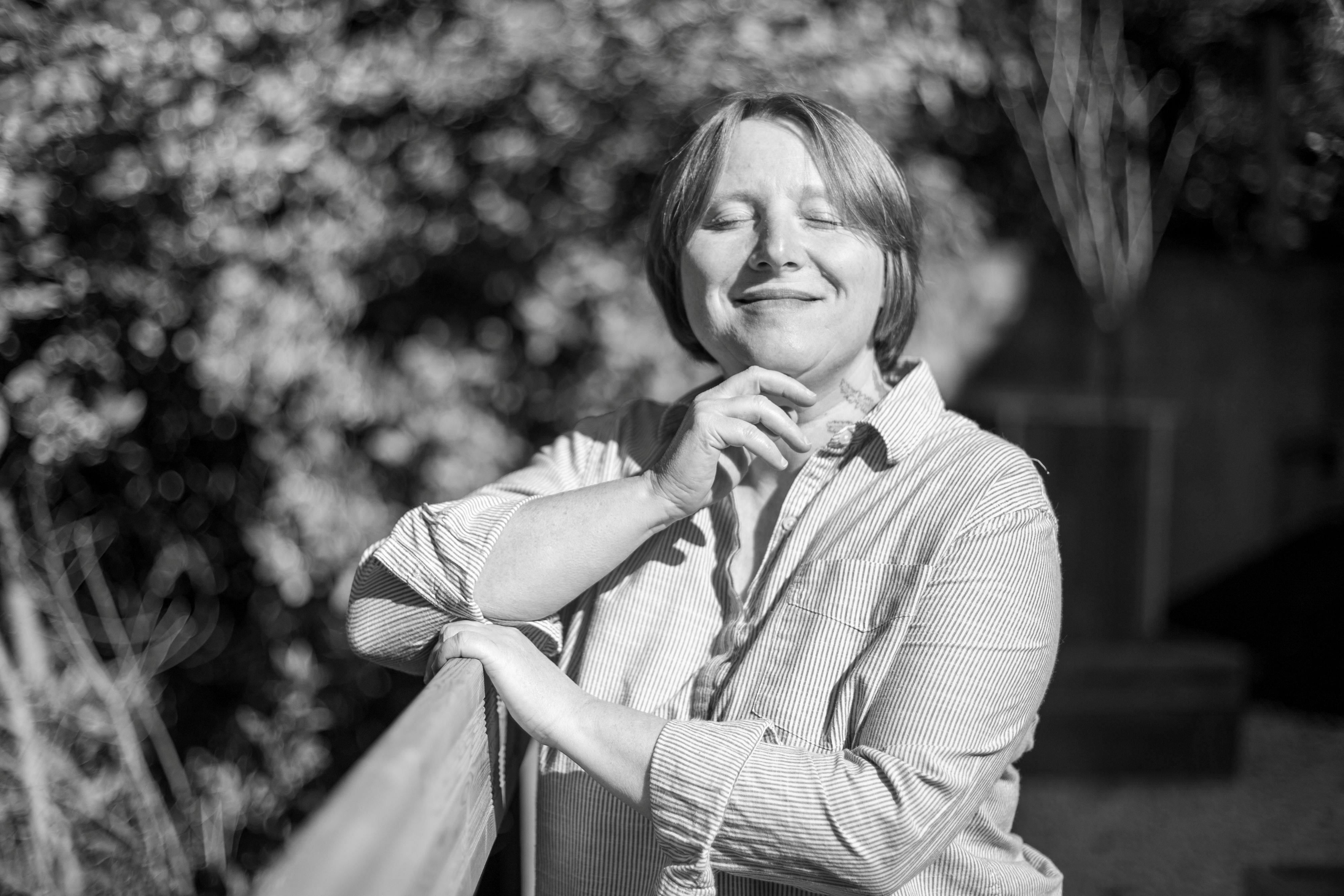 Woman in Mindful Reflection