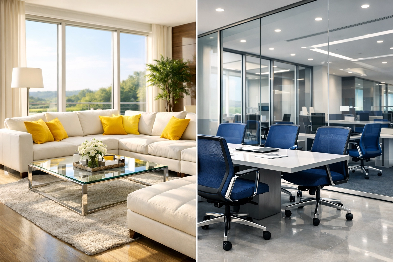 Professional residential and commercial cleaning services near me for high-end homes and modern offices.