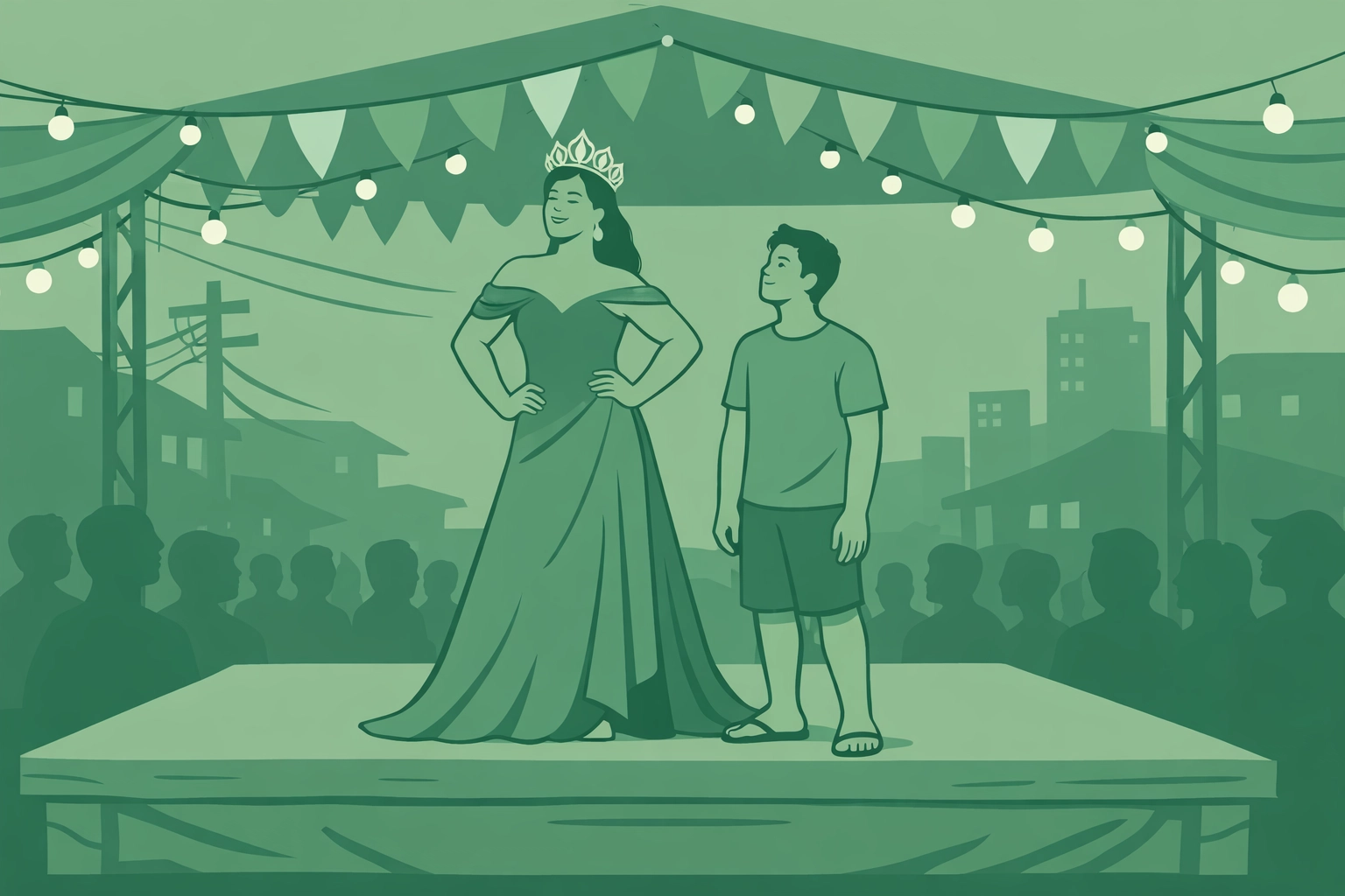 Filipino gay beauty pageant in barangay - celebrating Bakla identity and community