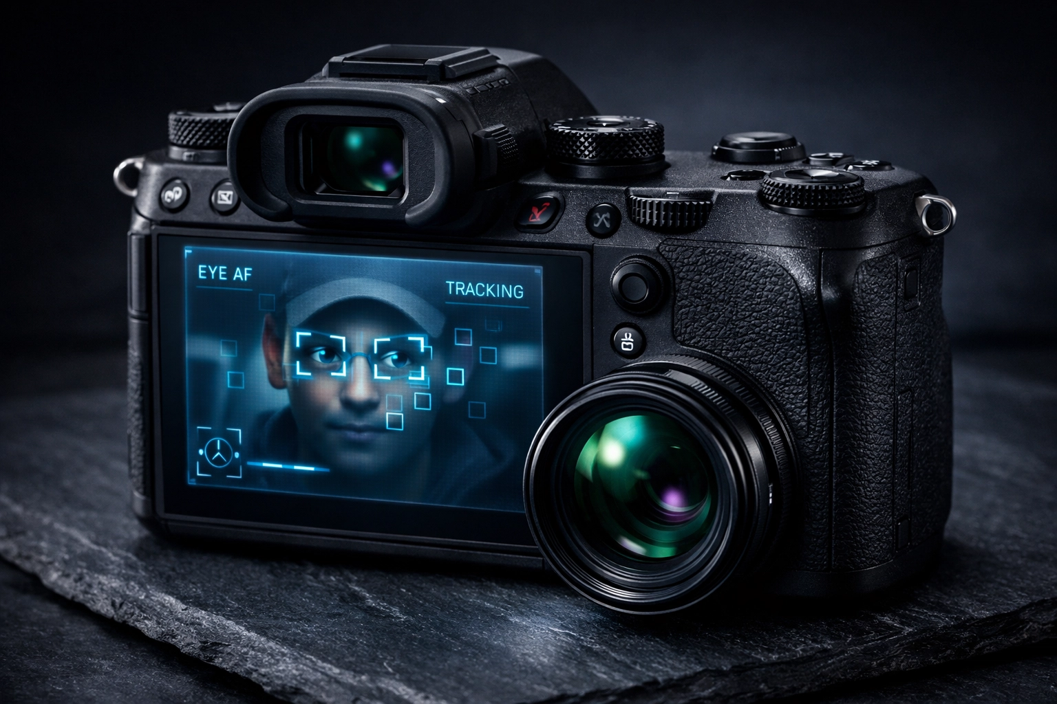 High-end mirrorless camera featuring 2026 technology, a major focus in today's photography news.