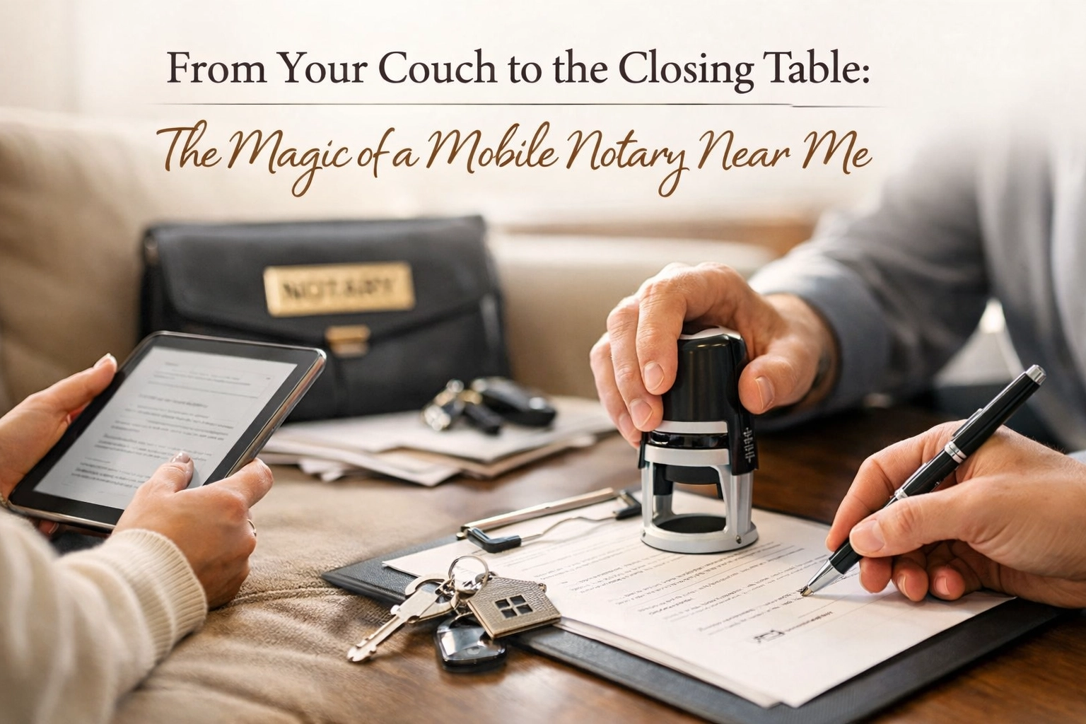 [HERO] From Your Couch to the Closing Table: The Magic of a Mobile Notary Near Me