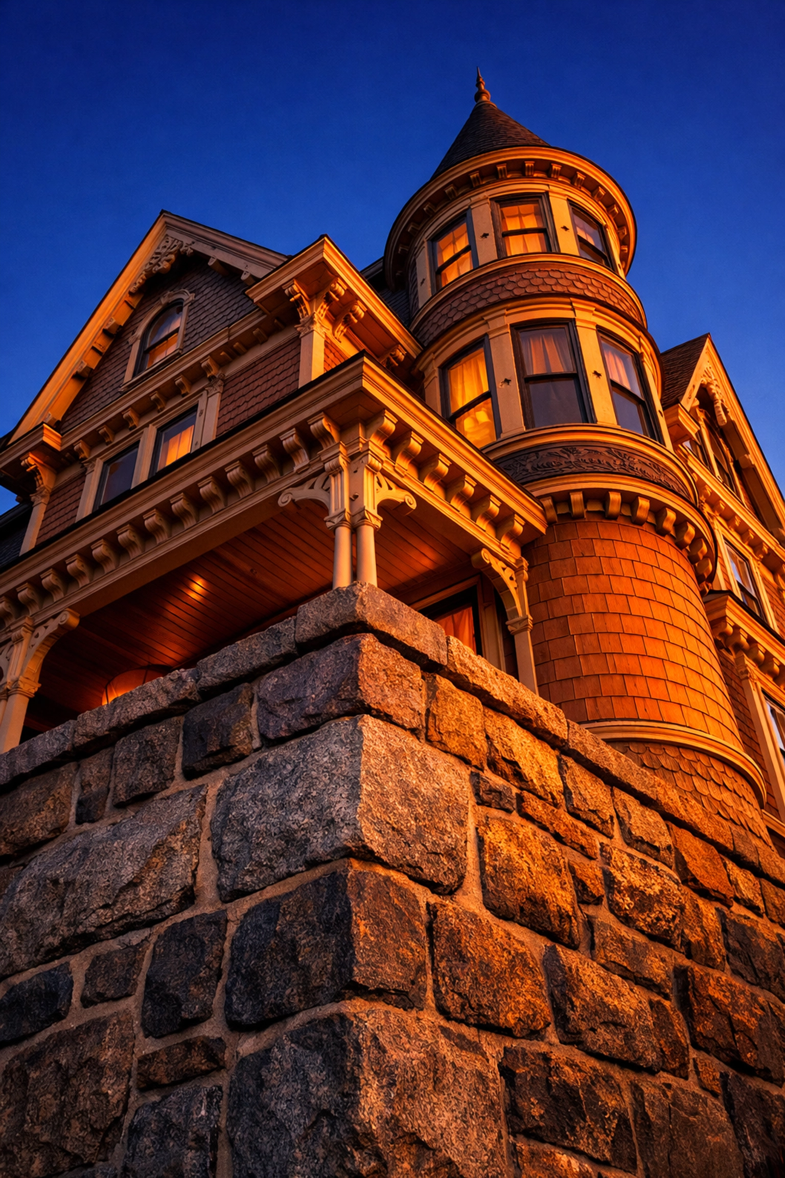 Historic Manchester NH Victorian home inspected for structural integrity and foundation health.