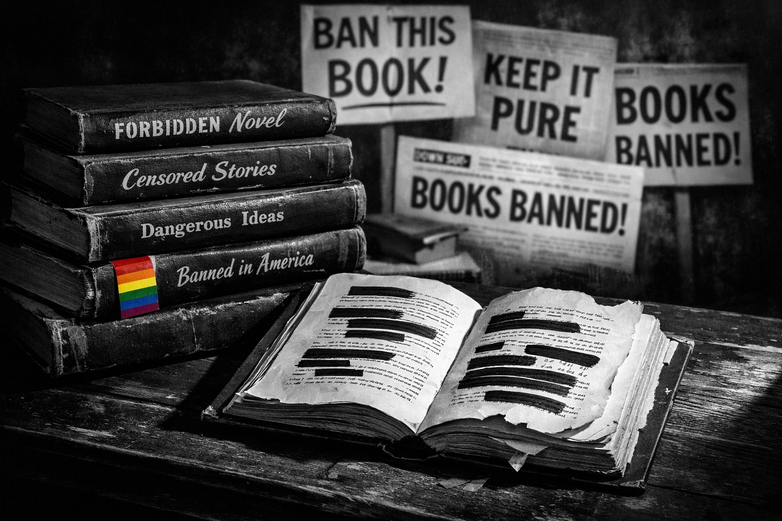 Banned LGBTQ+ books and censorship faced by gay literature in 1940s America