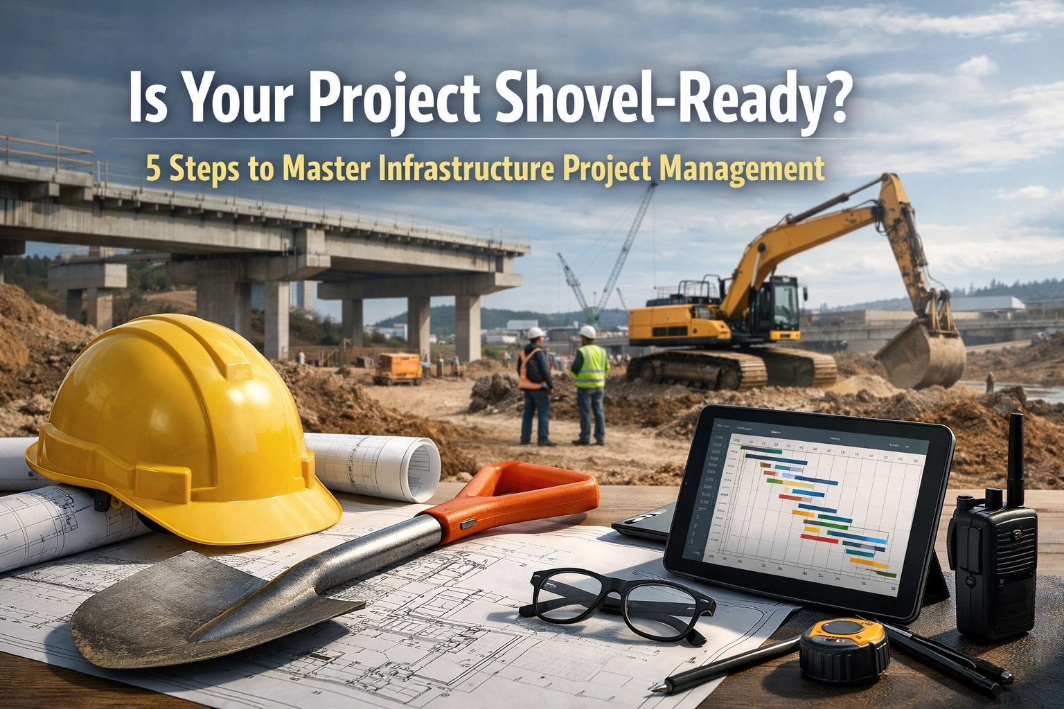 [HERO] Is Your Project Shovel-Ready? 5 Steps to Master Infrastructure Project Management