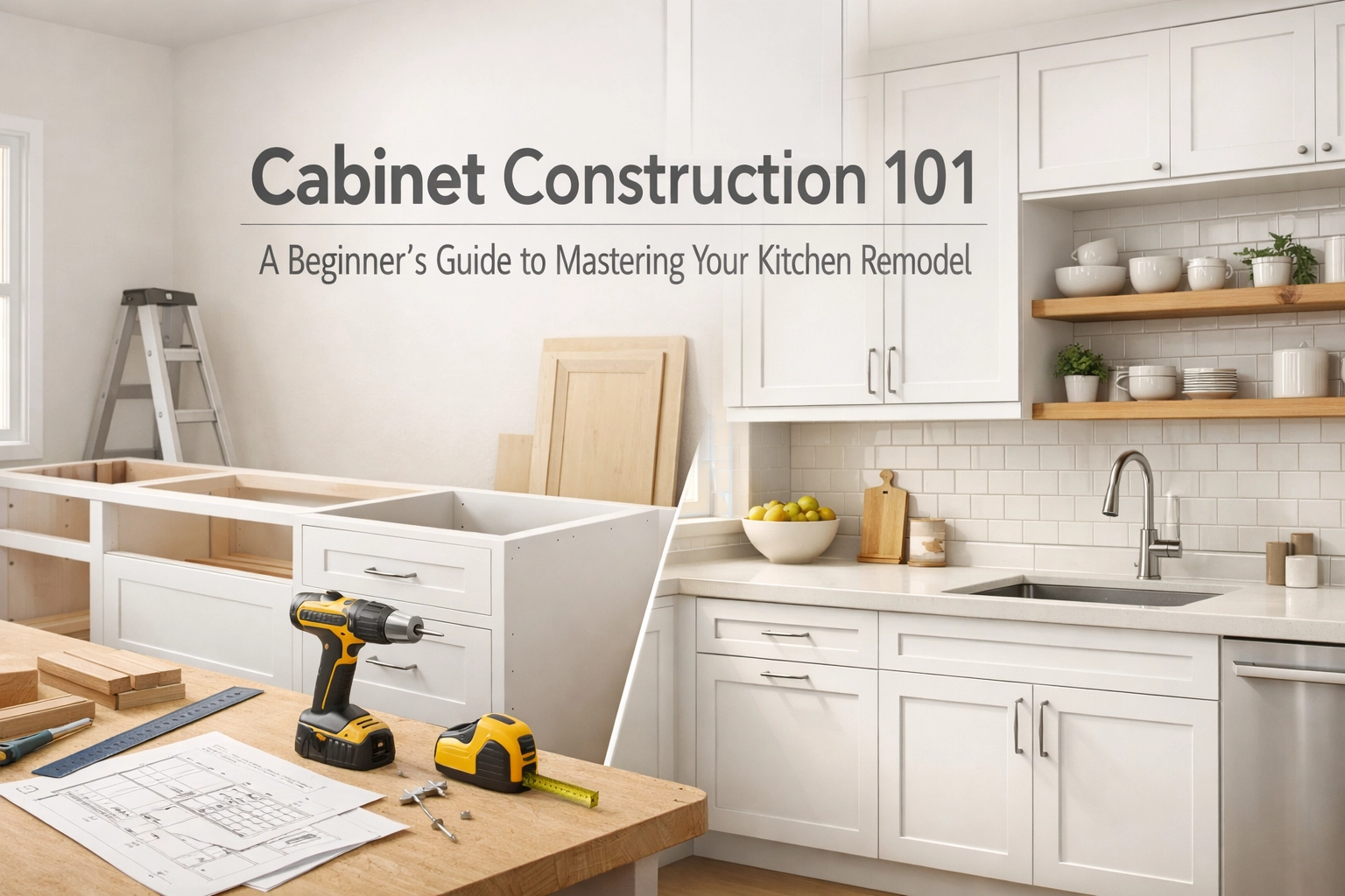 [HERO] Cabinet Construction 101: Custom Cabinets & Cabinet Construction for Kitchen Remodel Design