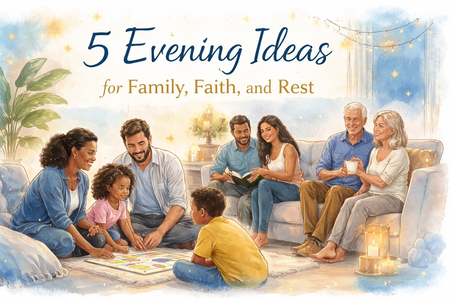 [HERO] 5 Evening Ideas for Family, Faith, and Rest