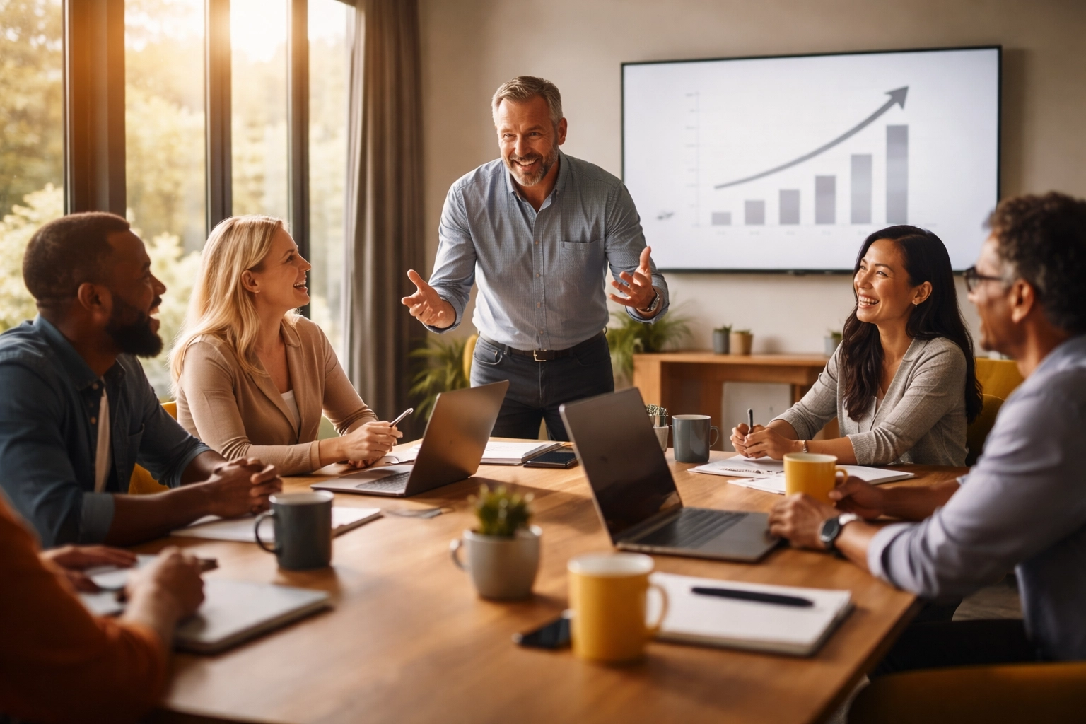 MSP business owners collaborating in a coaching session to boost their company's value and growth.