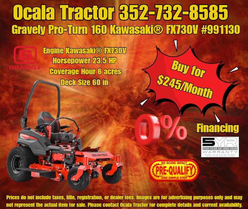 Gravely Pro-Turn 160 commercial mower