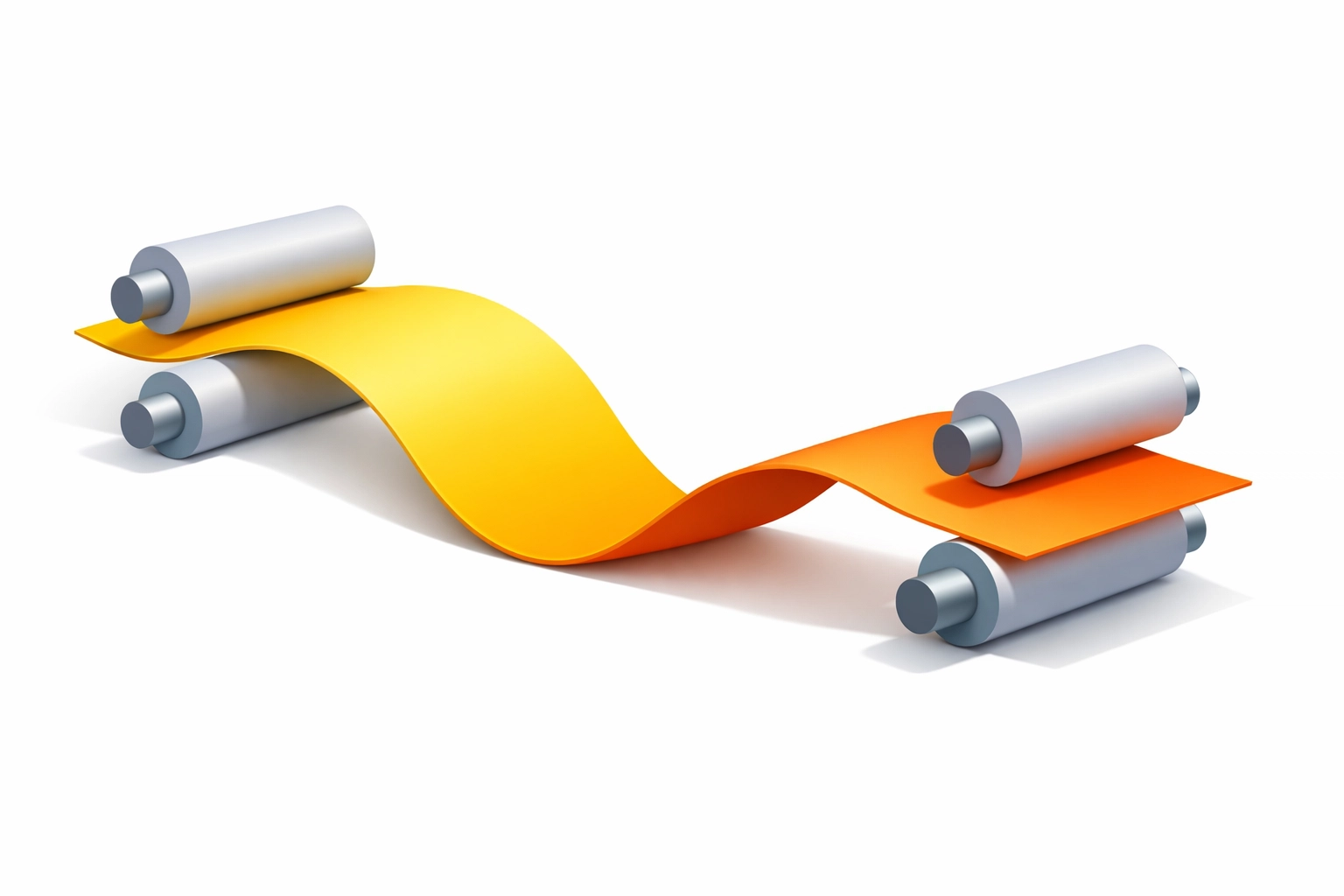 Minimalist visual of printer rollers and media transport representing professional media handling and vacuum settings.