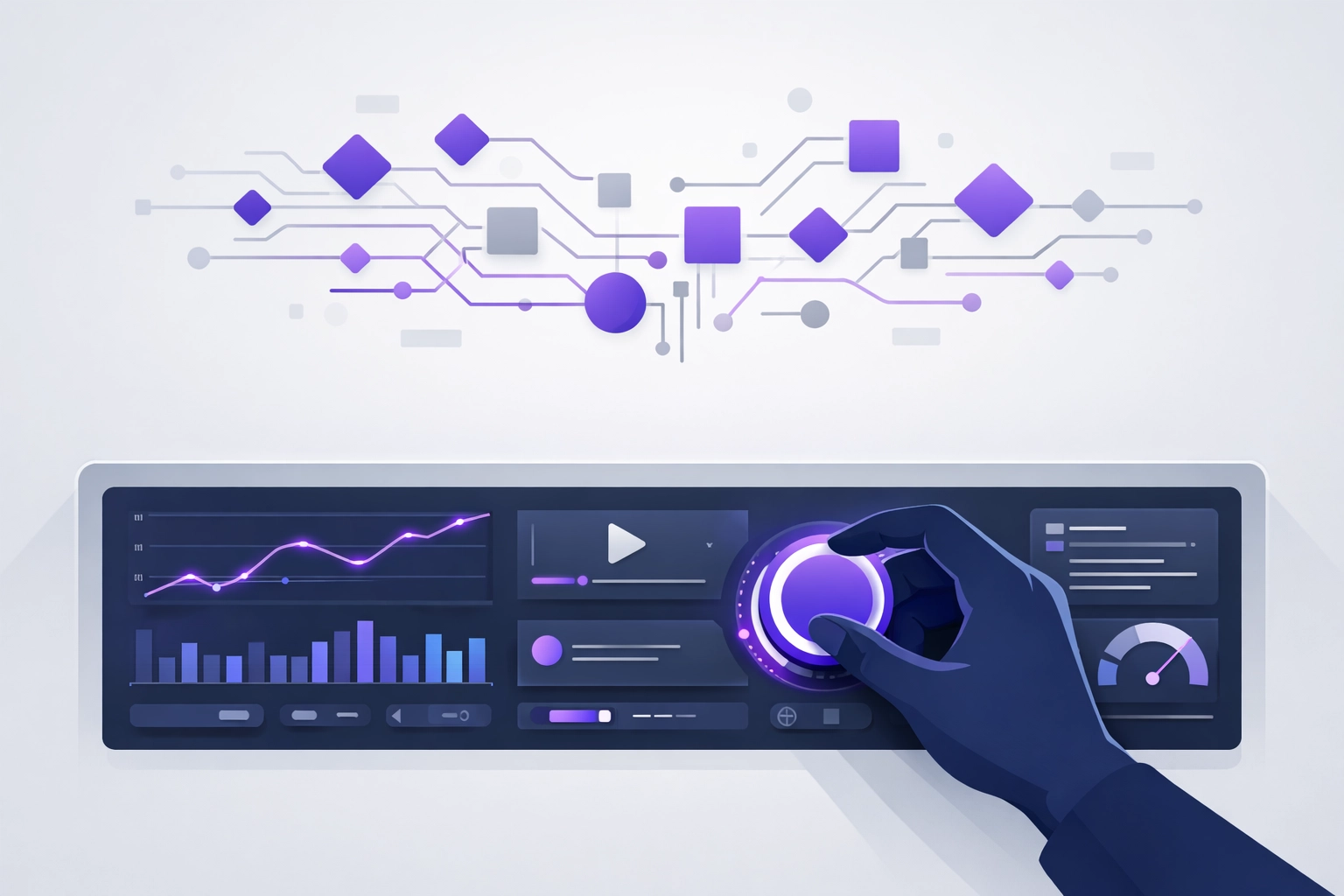 Dashboard showing human control over AI optimization for efficient Google Ads management.