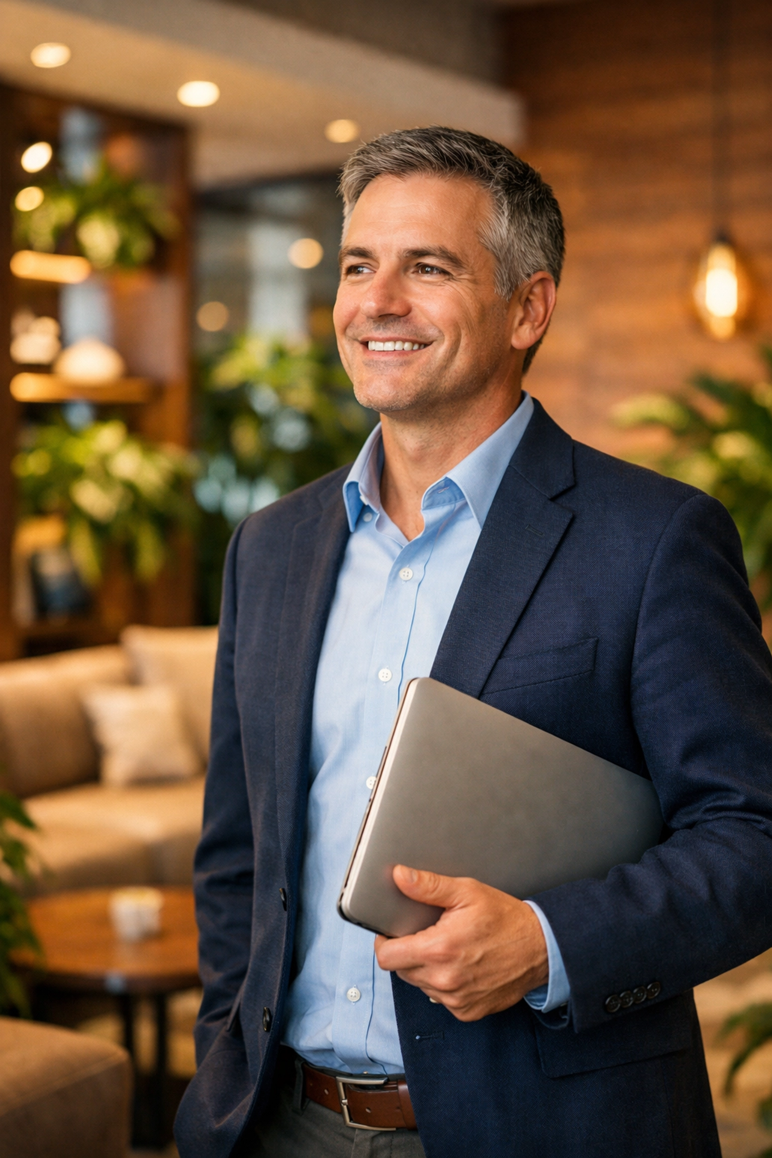 A successful IT executive leveraging ServiceNow consulting services for a transformative platform implementation.