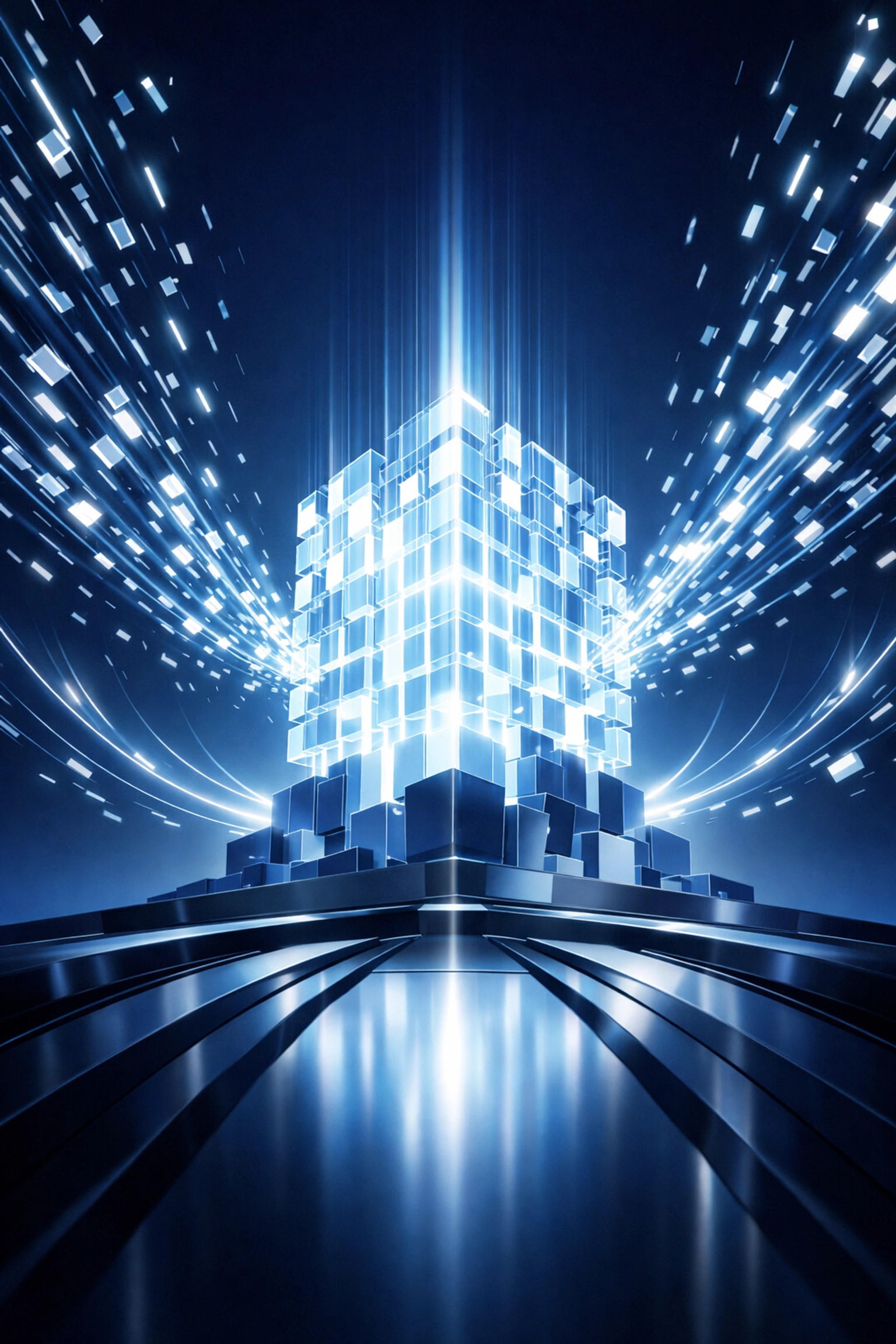 Visualizing a single source of truth where AI organizes fragmented business data for streamlined workflow automation.