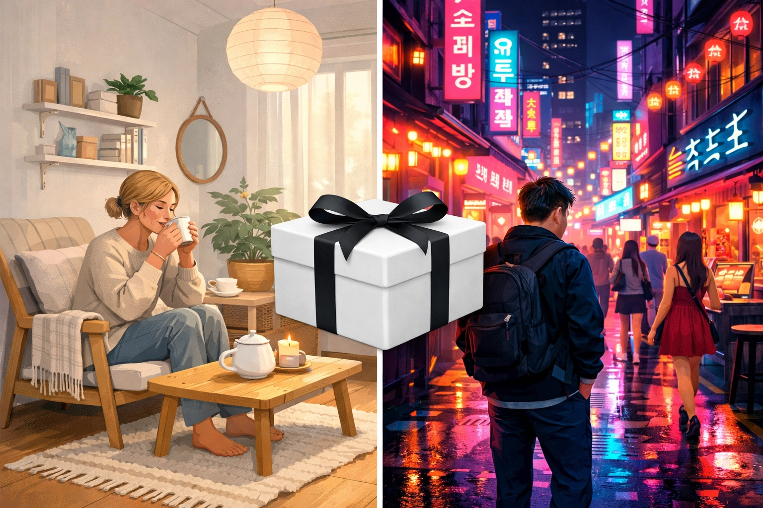 Visual comparison of diverse global lifestyles to show the impact of localization in international ads.